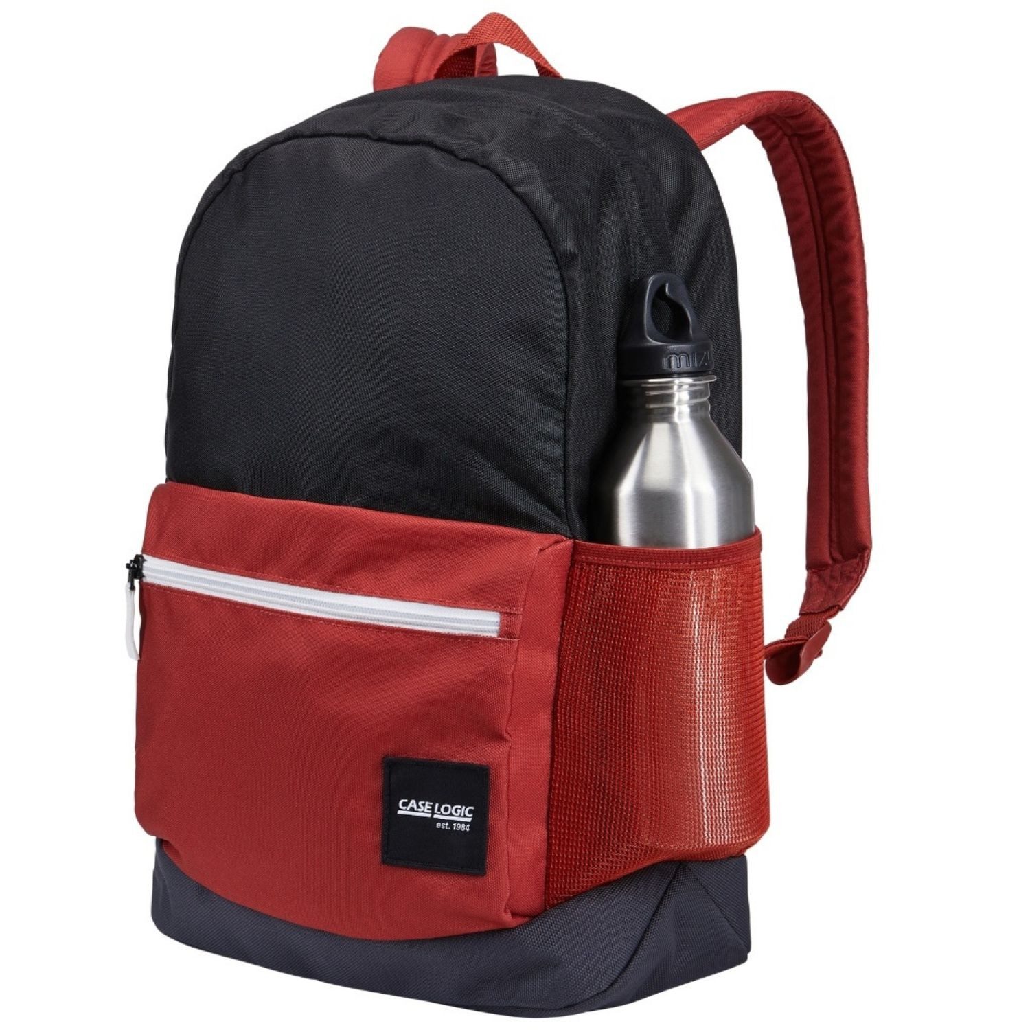 Case Logic Notebookrucksack Commence Backpack Rucksack Black Brick 24L (Rucksack mit Mäppchen), Notebook-Tasche Bag für 15" 15,4" 15,6" 16" 16,2" Zoll Notebook Laptop