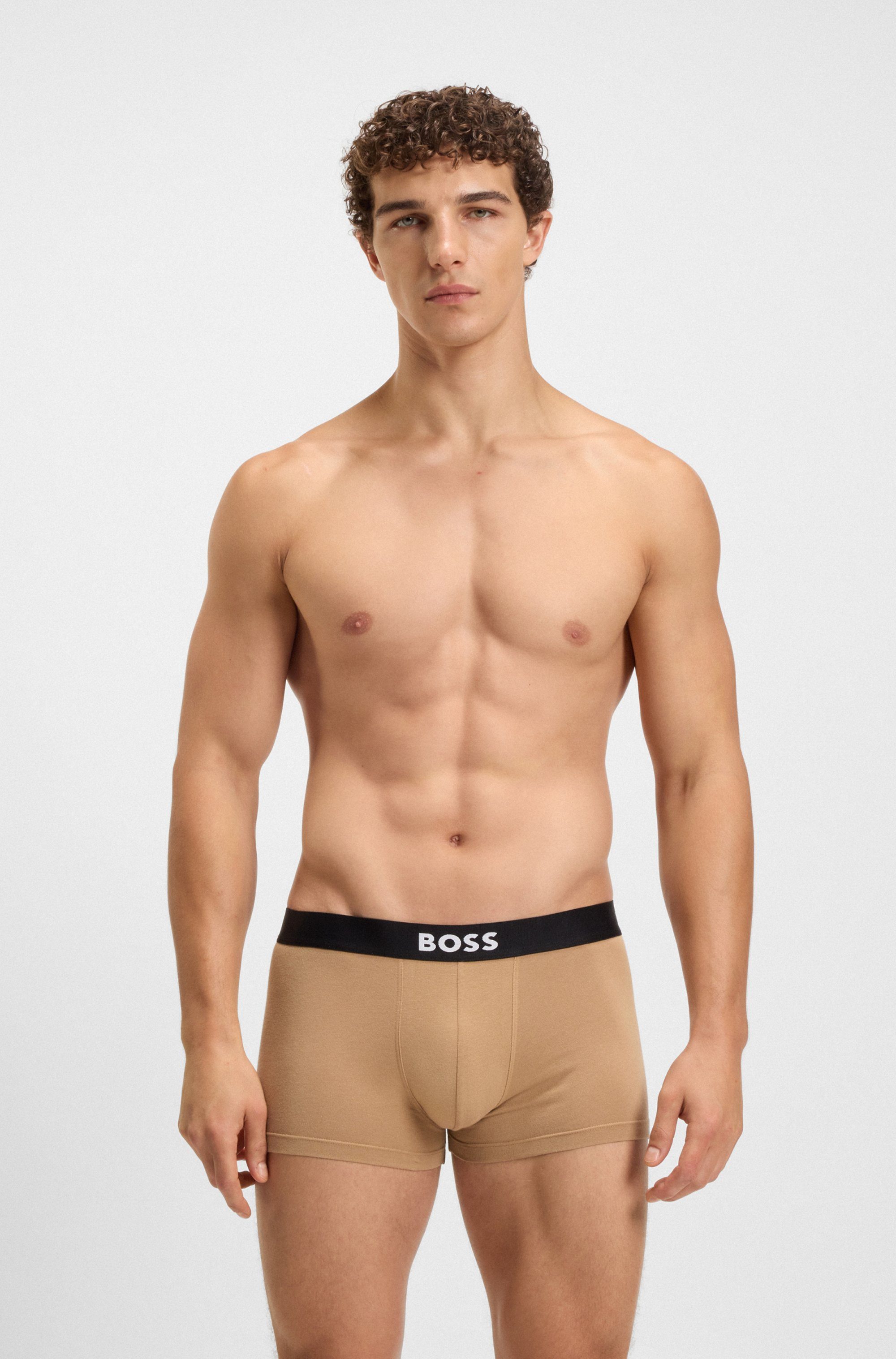BOSS Trunk 3P Trunk BOSS ONE mit unifarbenen Bund