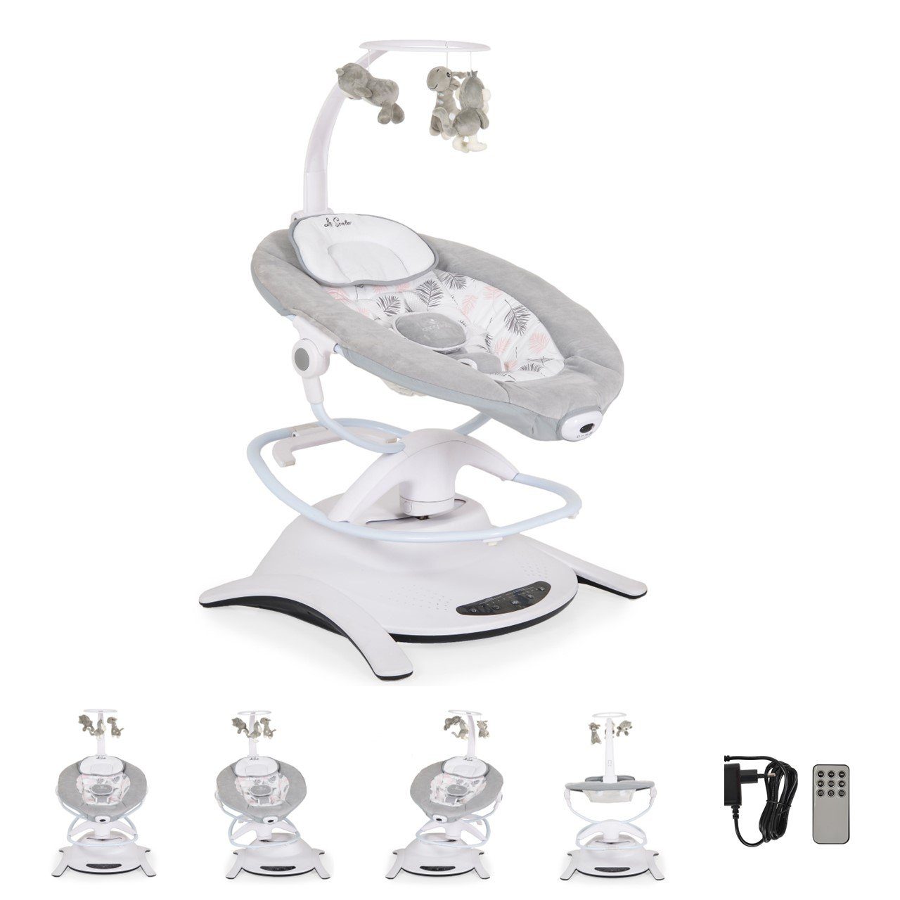 Cangaroo Babywippe Babywippe La Scala elektrisch, Schaukelfunktion Vibratio günstig online kaufen