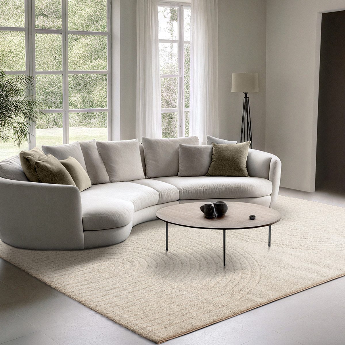 the carpet Teppich Elisa, rechteckig, Höhe: 12 mm, moderner Wohnzimmer Tepp günstig online kaufen