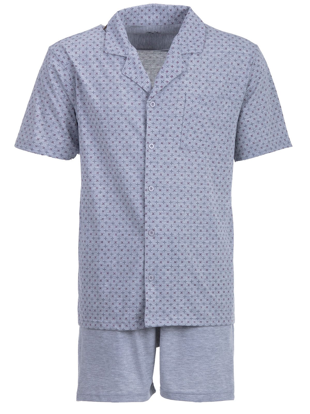 Henry Terre Shorty Pyjama Set Kurz - Karl Kreuz