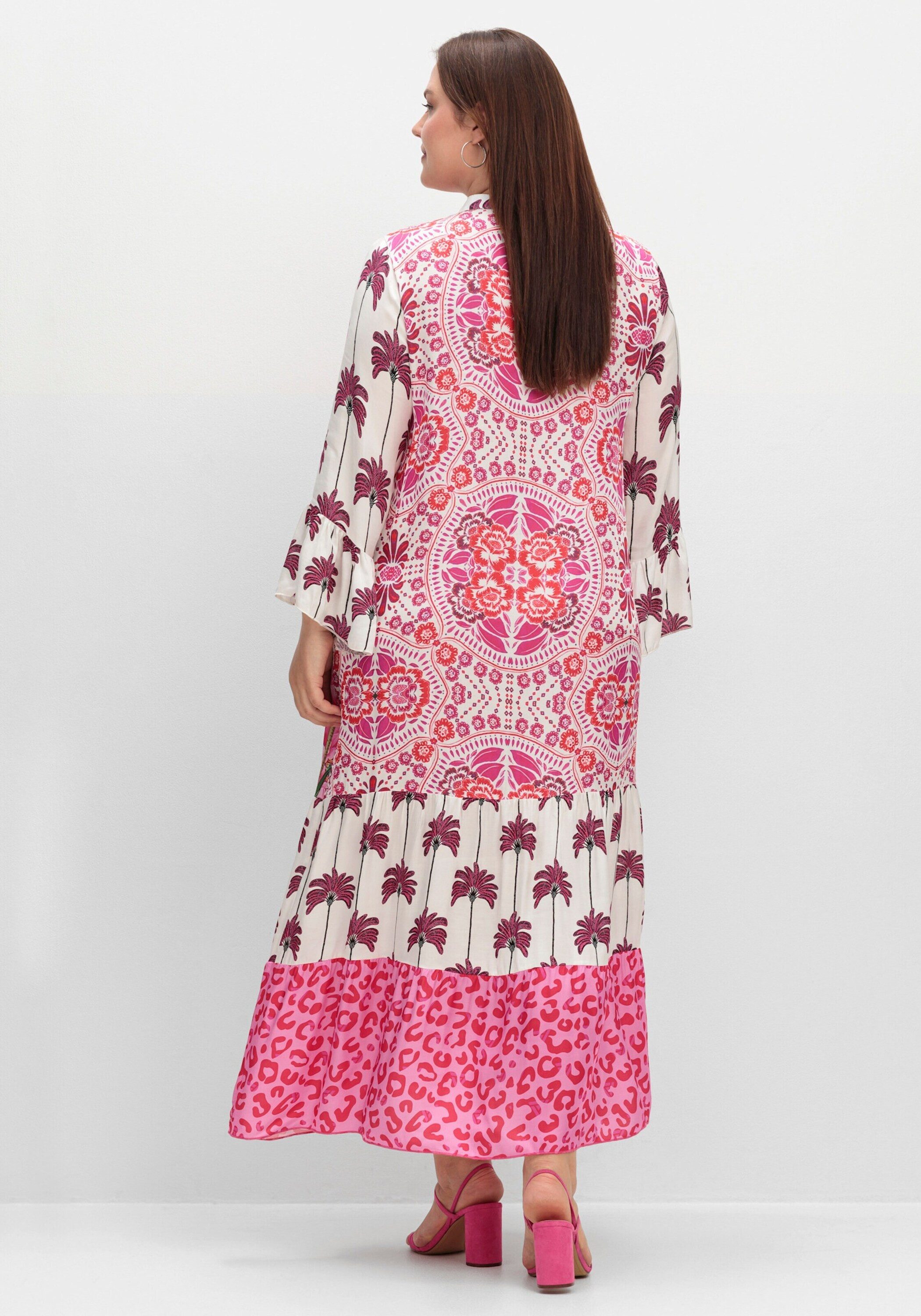 Sheego Etuikleid Maxikleid 3/4-Arm günstig online kaufen
