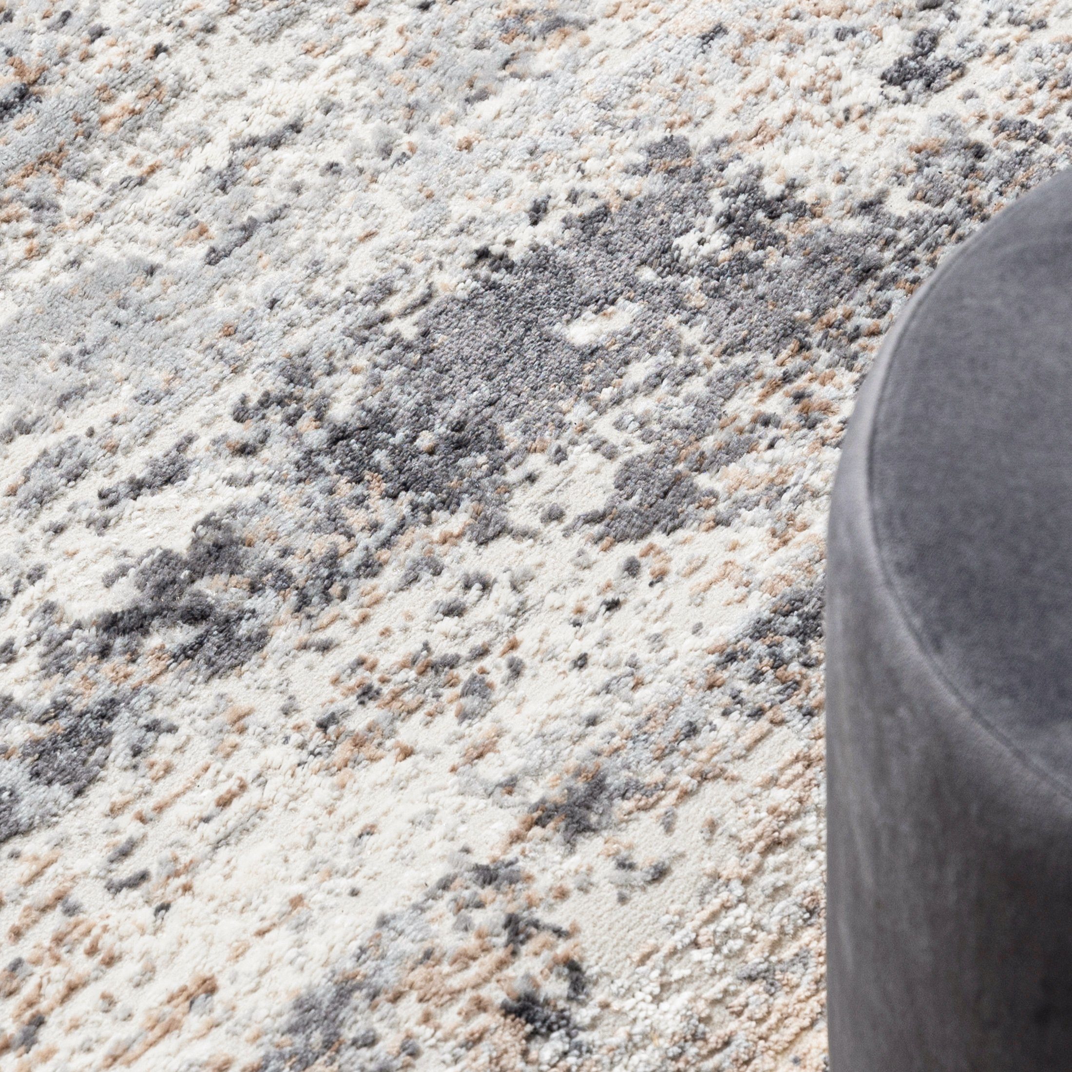 Mazovia Läufer Läufer FlurLäufer Modern für Vorzimmer Schlafzimmer - Abstrakt Muster, 60 x 100 cm, Kurzflor, Meterware