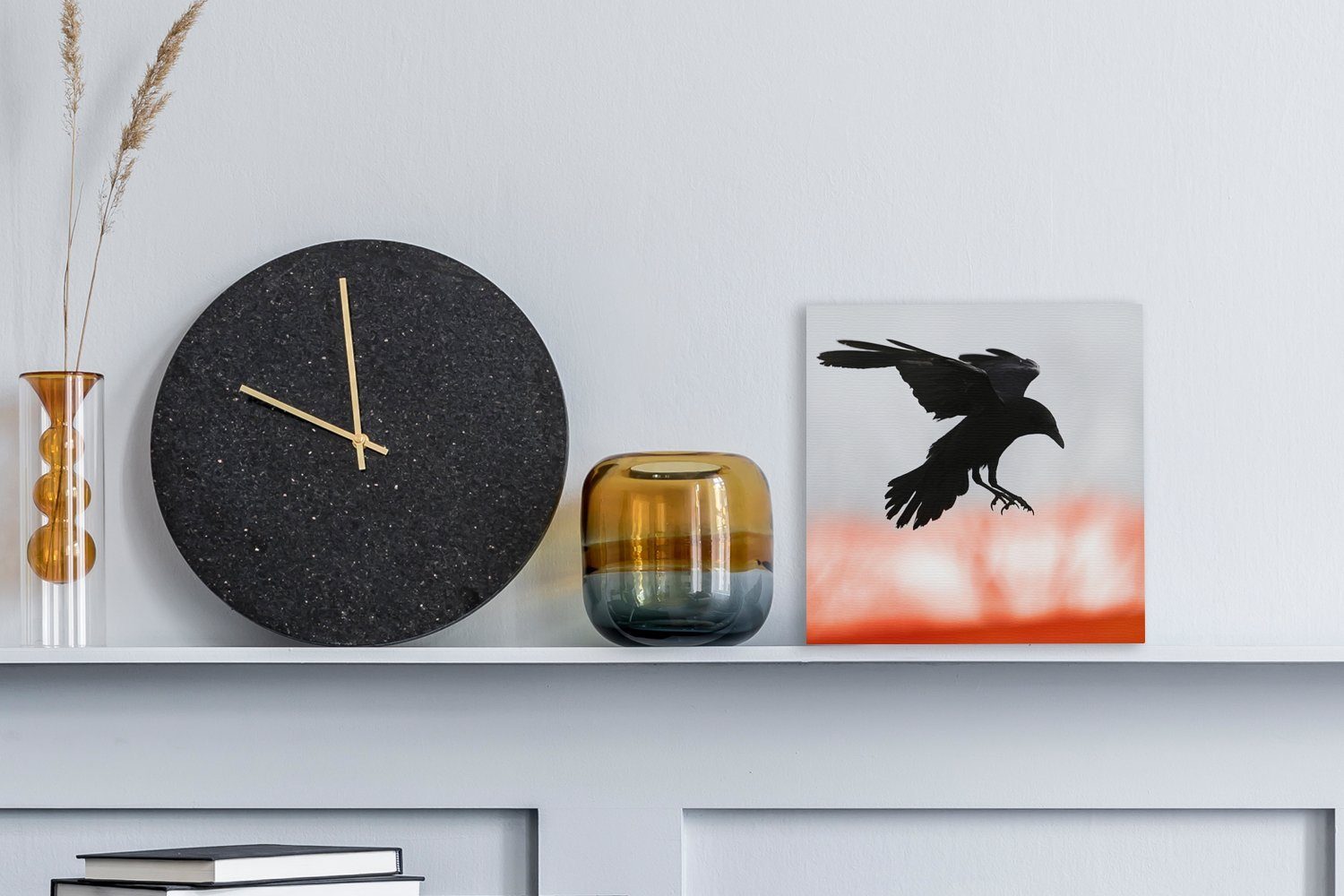 OneMillionCanvasses® Leinwandbild Vogel - Krähe - günstig online kaufen