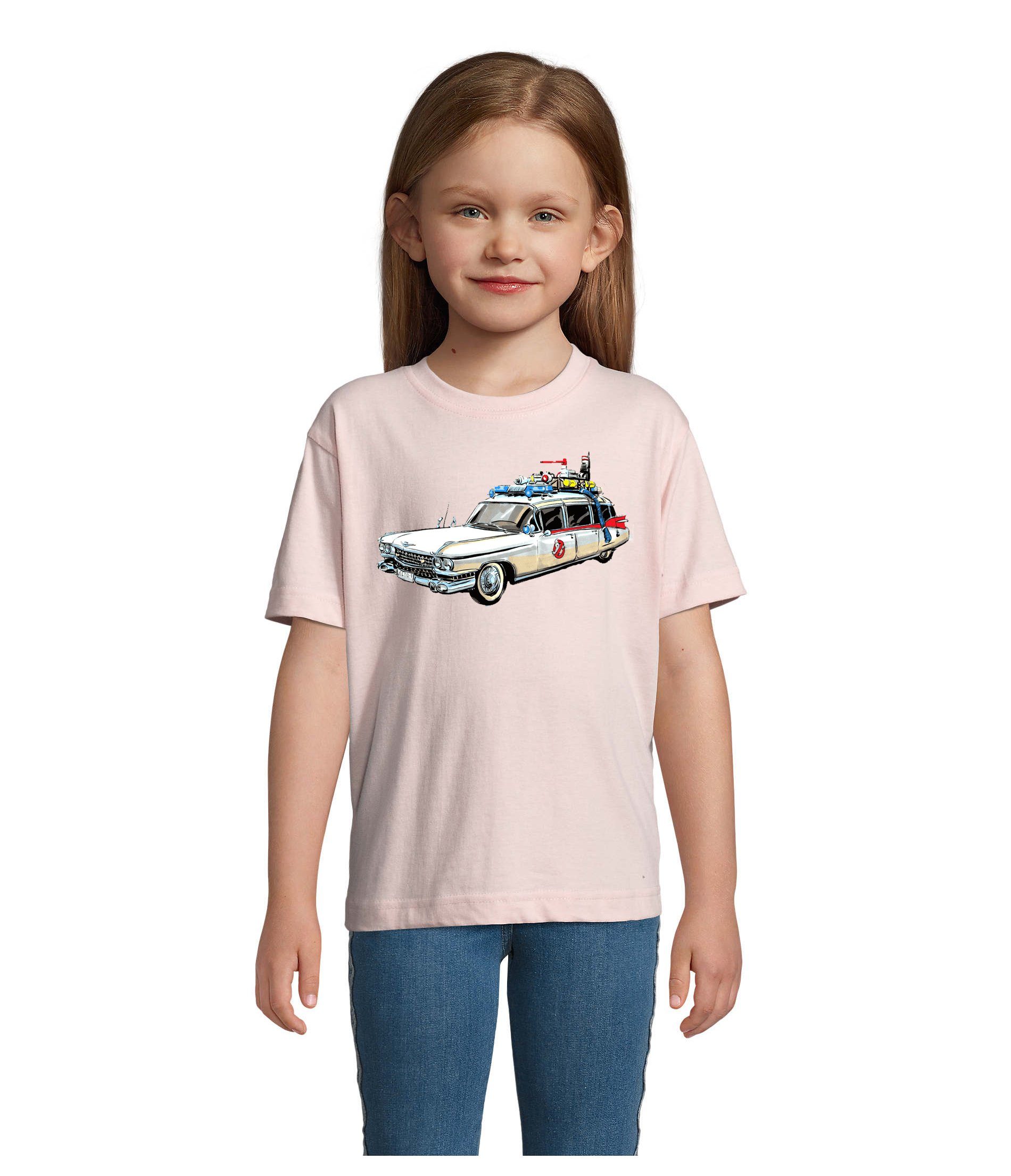 Blondie & Brownie T-Shirt Kinder Jungen & Mädchen Ghostbusters Auto Geisterjäger Geister Film in vielen Farben Rosa