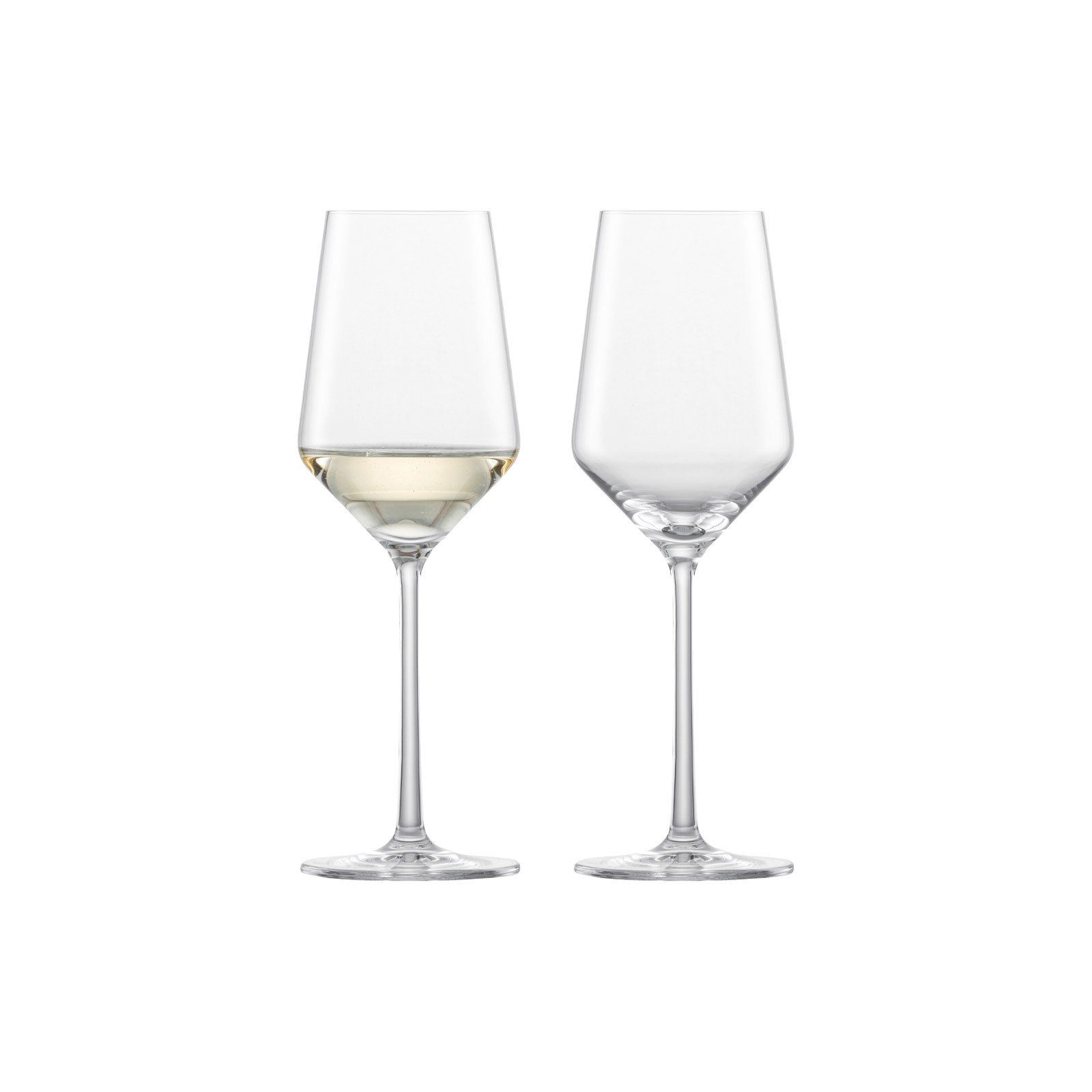 Zwiesel Glas Weißweinglas Pure Weißweingläser 300 ml 2er Set, Glas