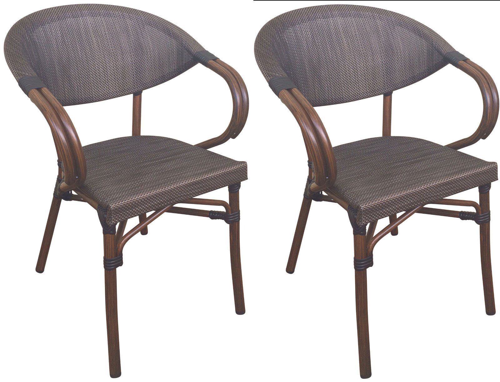 CLP Gartenstuhl Bistrostühle Madetta (2er Set), günstig online kaufen