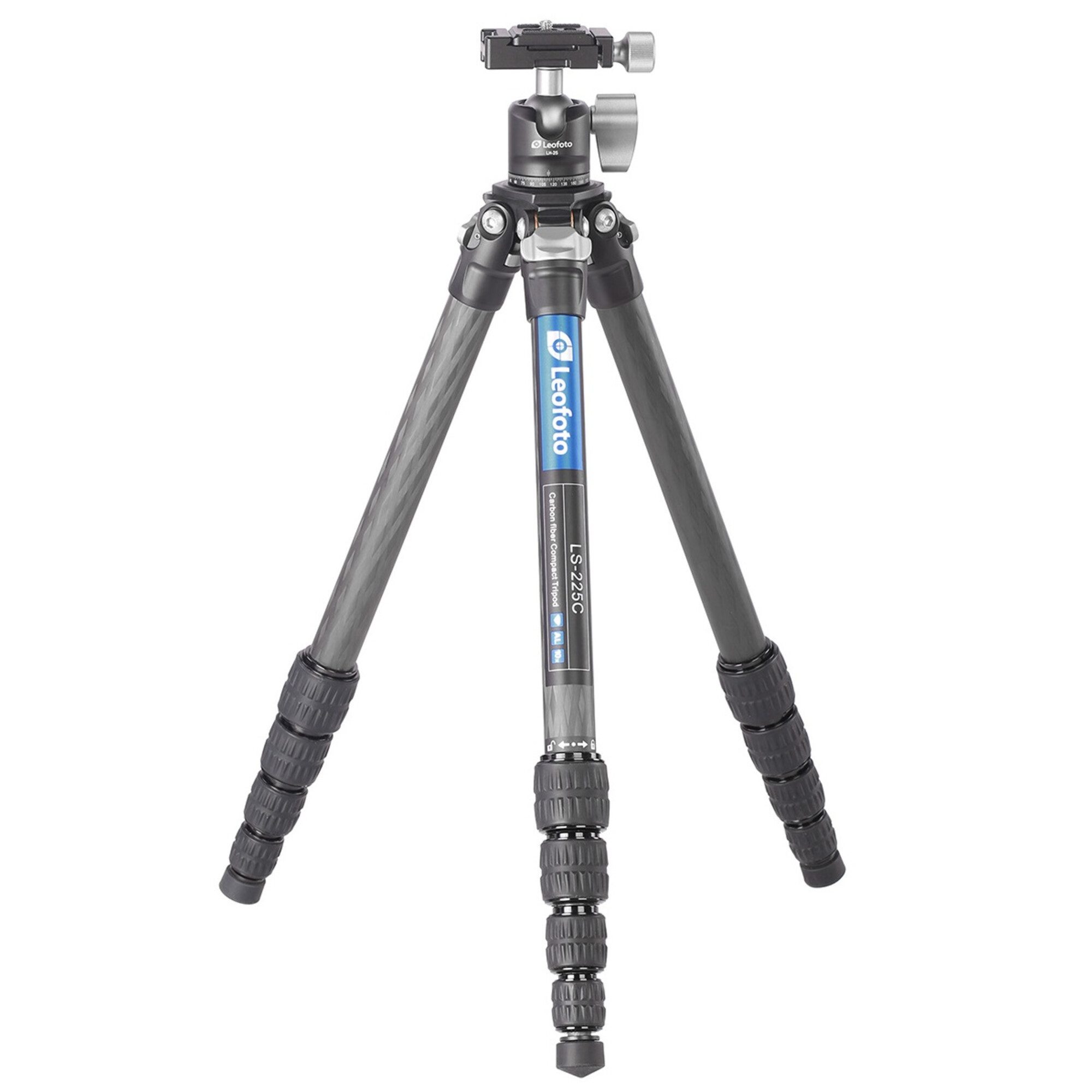 Leofoto Carbon-Dreibeinstativ LS-225C Ranger + Ballhead LH-25 Kamerastativ