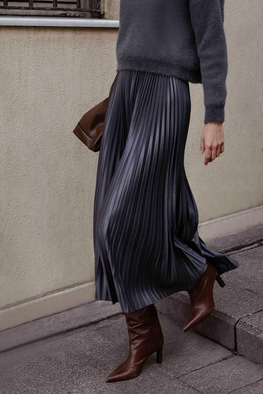 touche prive Faltenrock Elastisch Taille Maxi günstig online kaufen