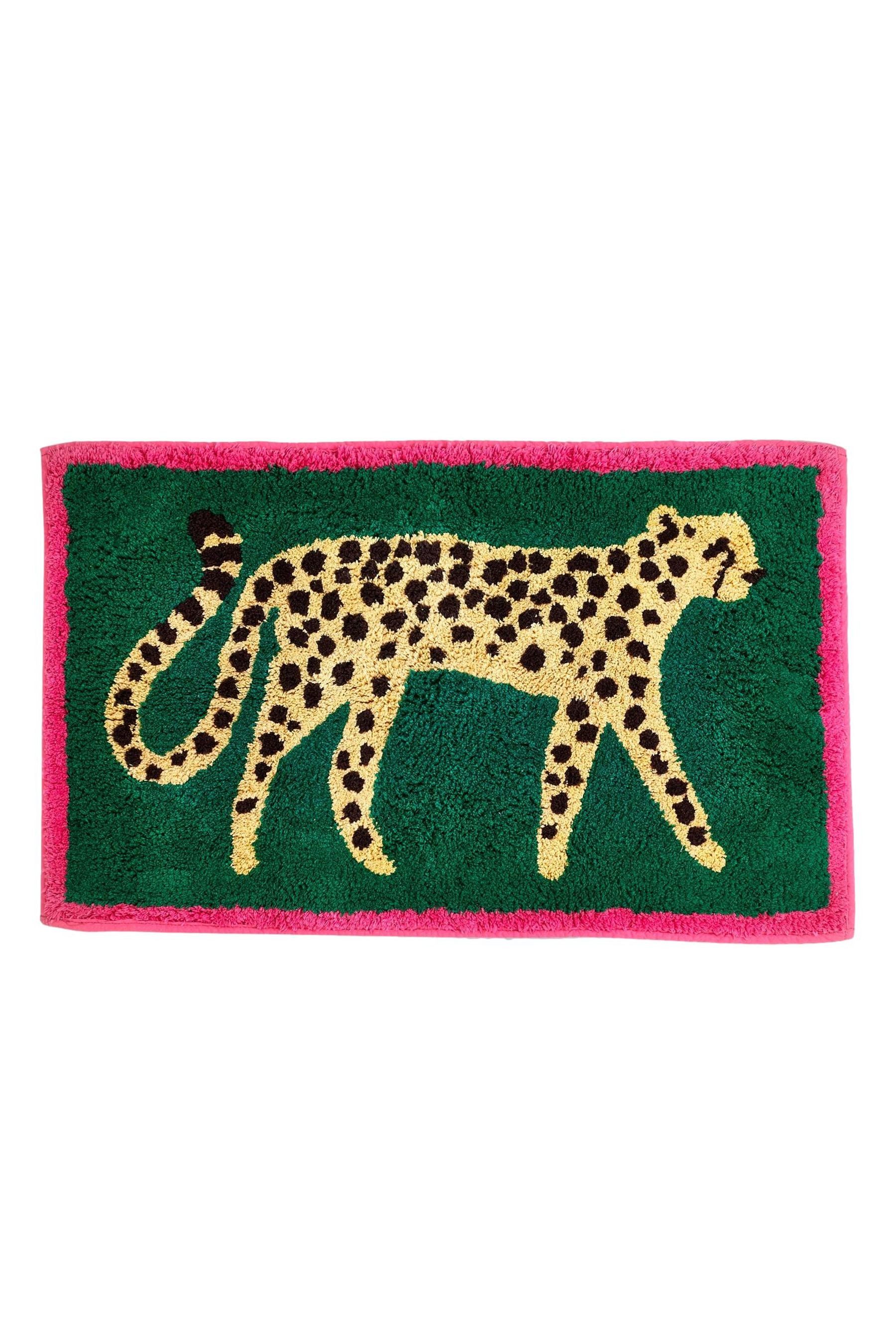 Next Badematte Badematte mit Gepard-Animal-Print, Baumwolle, Höhe 80 mm, Baumwolle