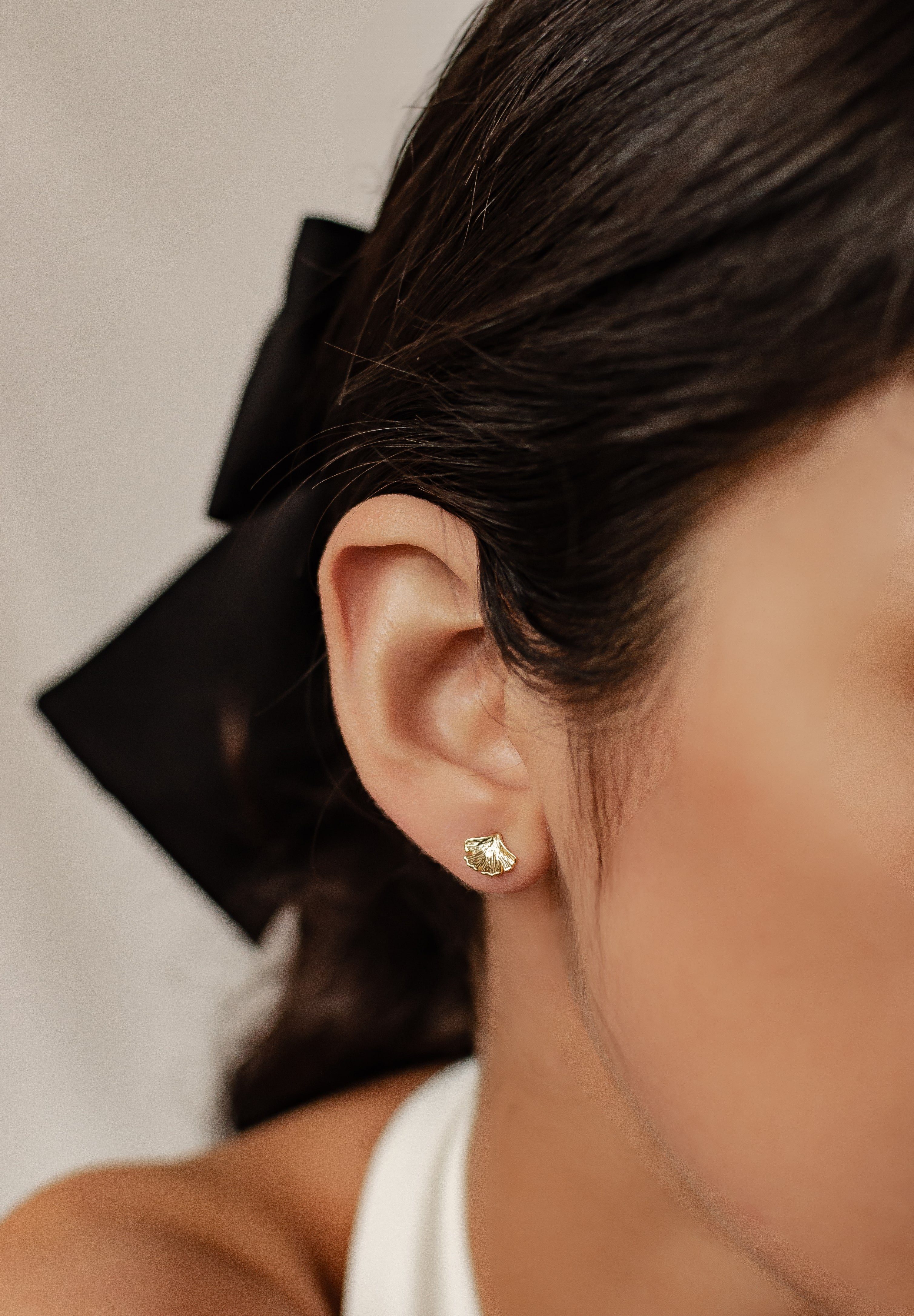 Hey Happiness Paar Ohrstecker Ginkgo, Silber 925 Damen Ohrringe, Silber Ohr günstig online kaufen