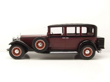 MCG Modellauto Mercedes Typ Nürburg 460/460 K (W08) 1928 dunkelrot schwarz Modellauto, Maßstab 1:18