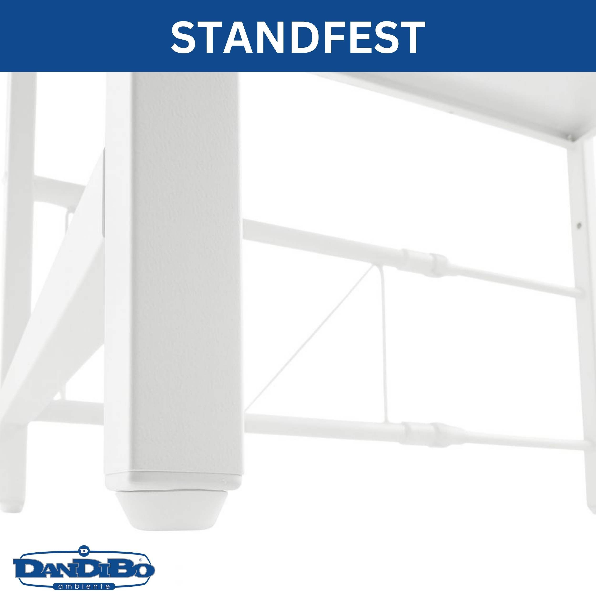 DanDiBo Küchenregal Verstellbares Mikrowellenregal Weiß 2 - 3 Stufig 40-64 cm Regal, Stehend Mikrowellenständer Küchenregal Weiß für die Küche – Bild 3 von 5