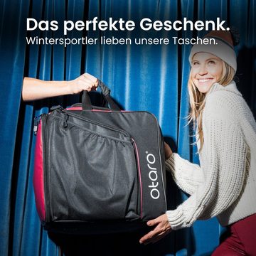 Otaro Sporttasche Set: Skischuhtasche & Skitasche, Pro-Set für 1 Paar Ski (Schutz für deine Ausrüstung, Perfekt durchdacht, ausklappbare Standfläche, für 1 Paar Ski + Stöcke)