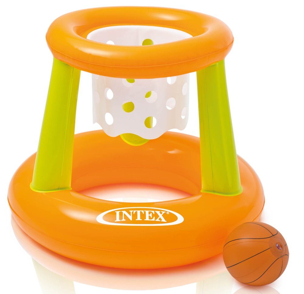 Intex Badeinsel Basketball-Korb + Ball Floating Hoops 67cm x 55cm ab 3 Jahren 58504NP