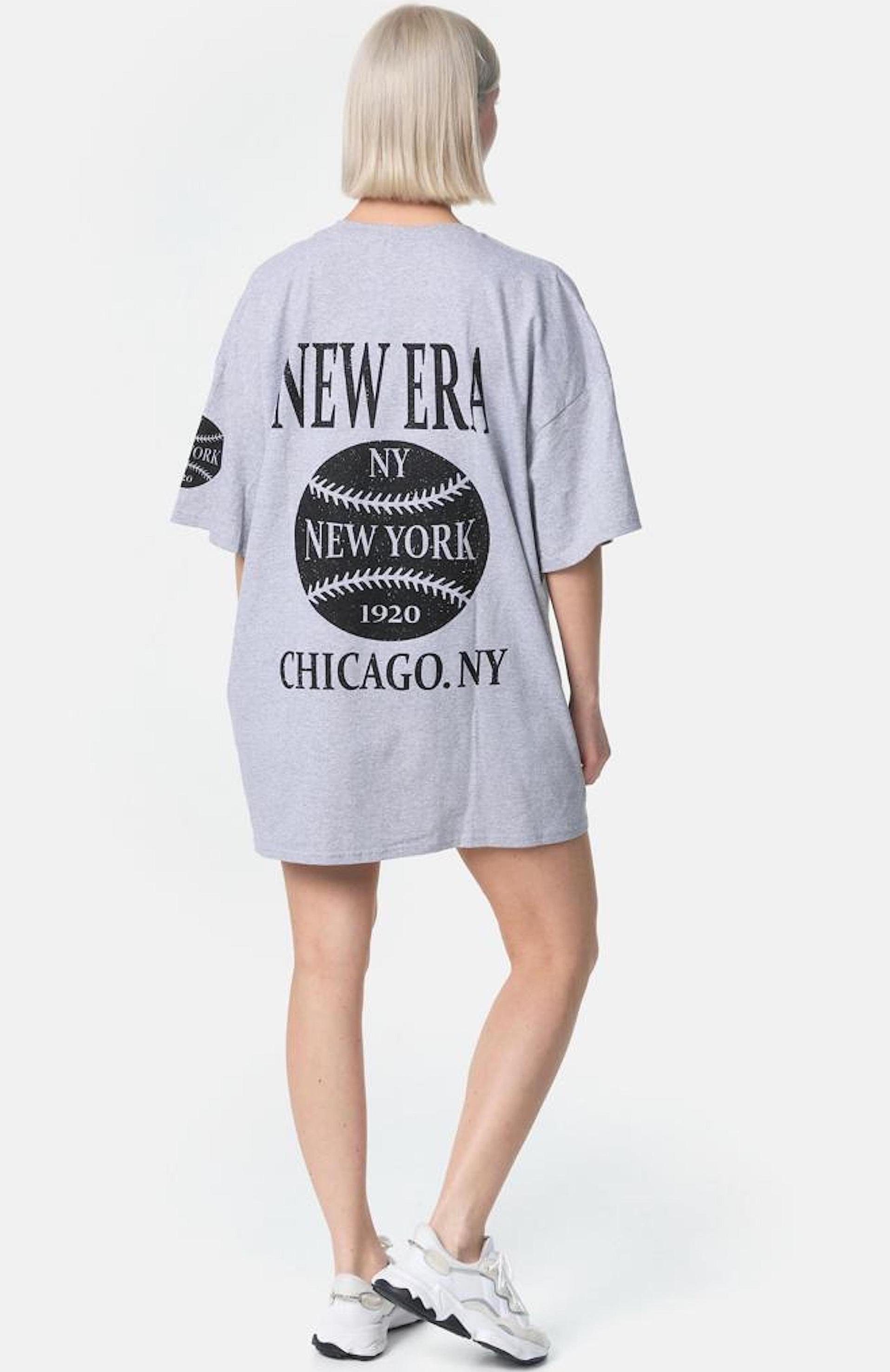 Worldclassca T-Shirt Worldclassca Oversized Print T-Shirt NY NEW YORK Tee Sommer Oberteil