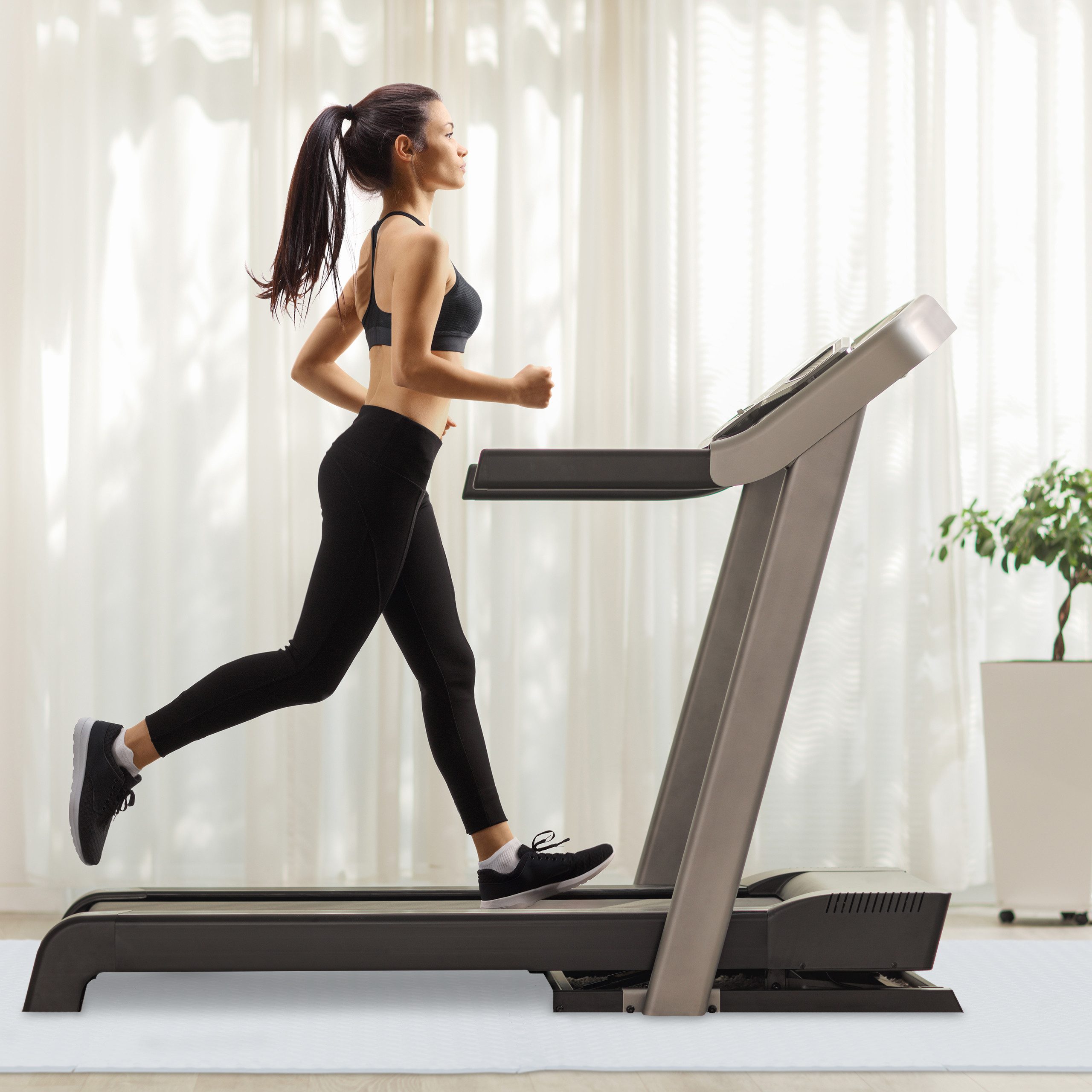 relaxdays Bodenschutzmatte Weiße Bodenschutzmatte im 8er Set