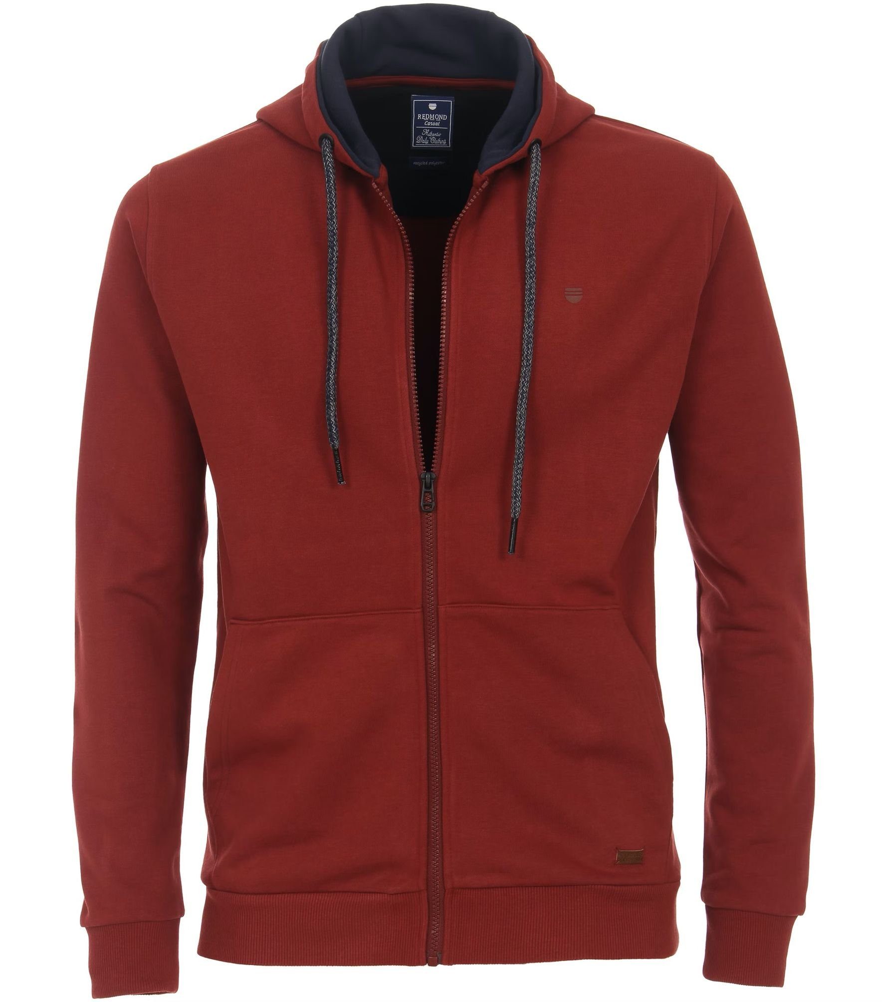 Redmond Strickjacke 222850790 Rot(50) (1-tlg)