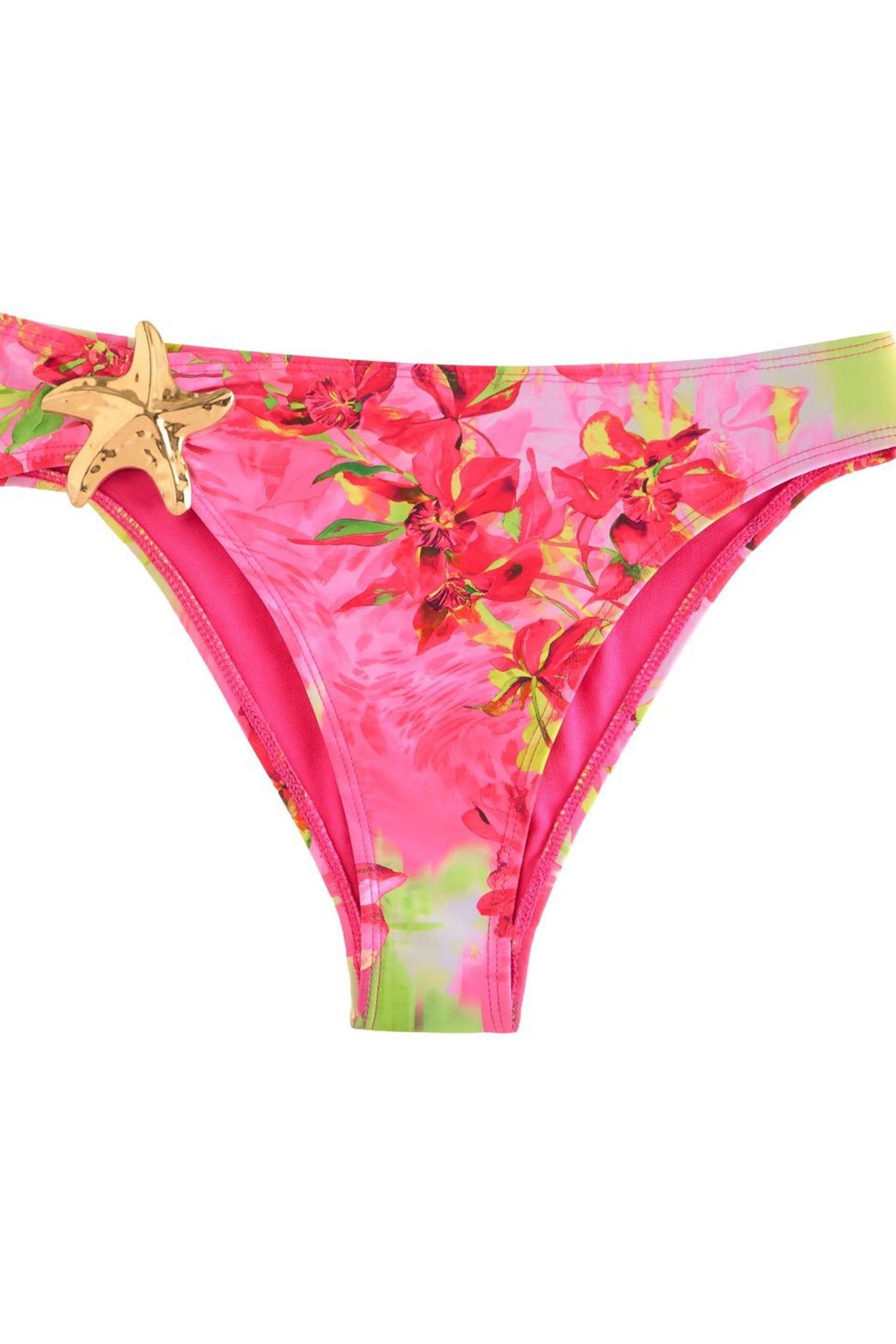 Lipsy Bikini-Hose Lipsy Bikinihose mit Seestern-Besatz (1-St)