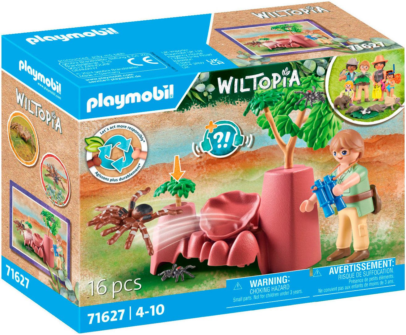 Playmobil® Spinnenfelsen (71627), Wiltopia Konstruktions-Spielset, (16 günstig online kaufen