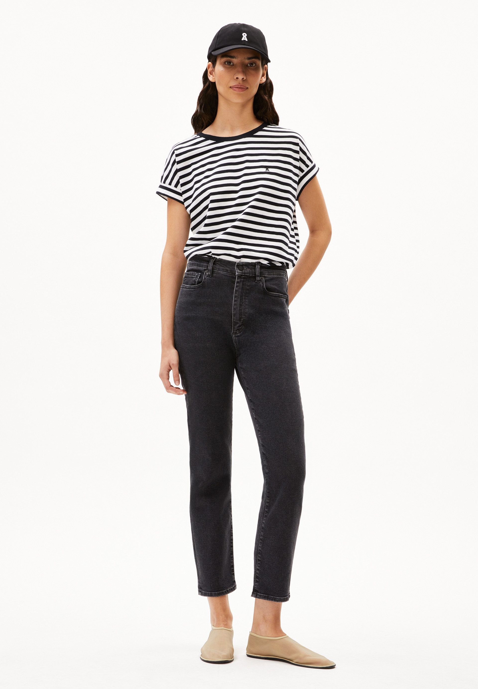 Armedangels T-Shirt IDAARA STRIPES T-Shirt aus Bio-Baumwolle Loose Fit (Loo günstig online kaufen