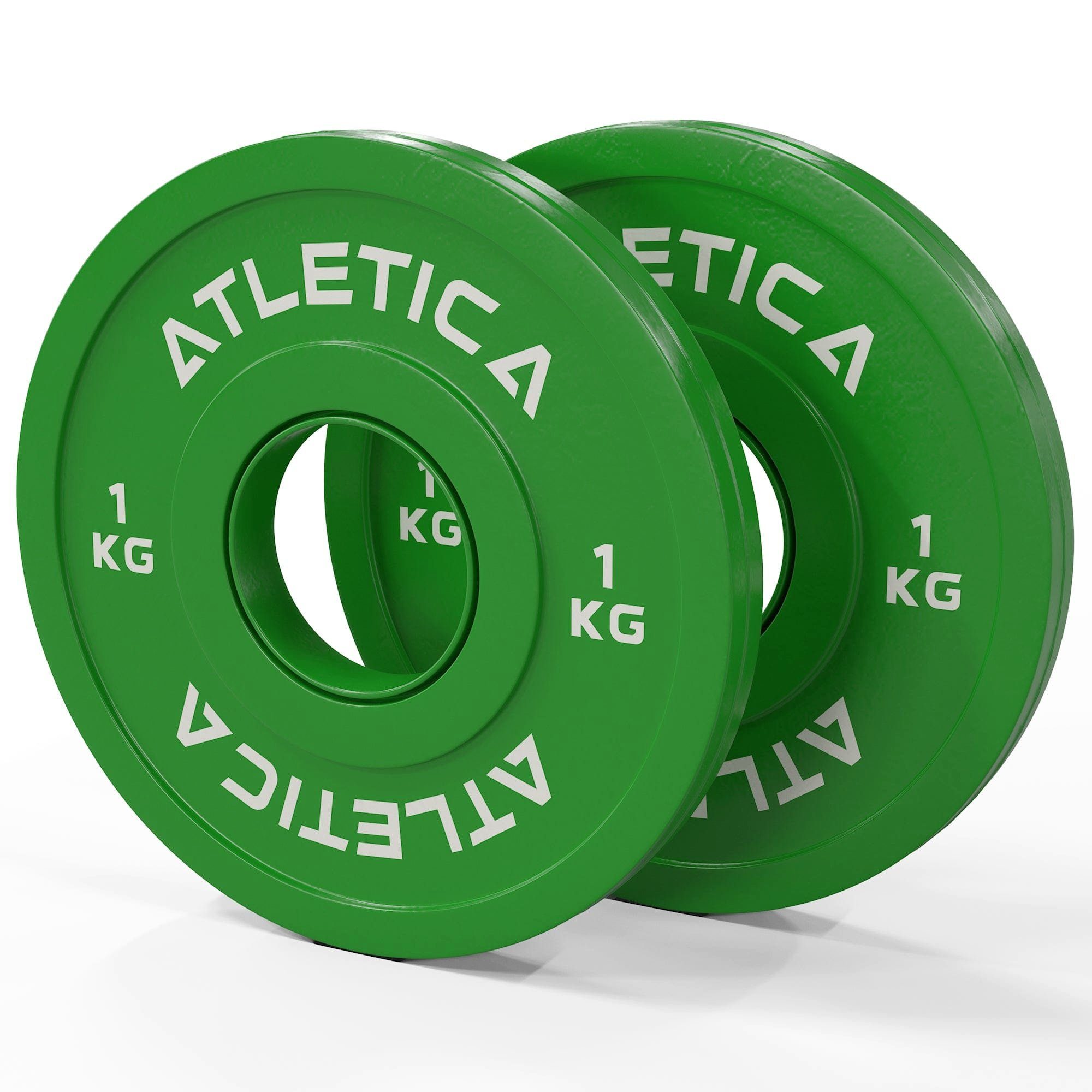 ATLETICA Hantelscheiben Fractional Plates, 15 kg Wettkampf-Flair paarweise, gummiert, Set