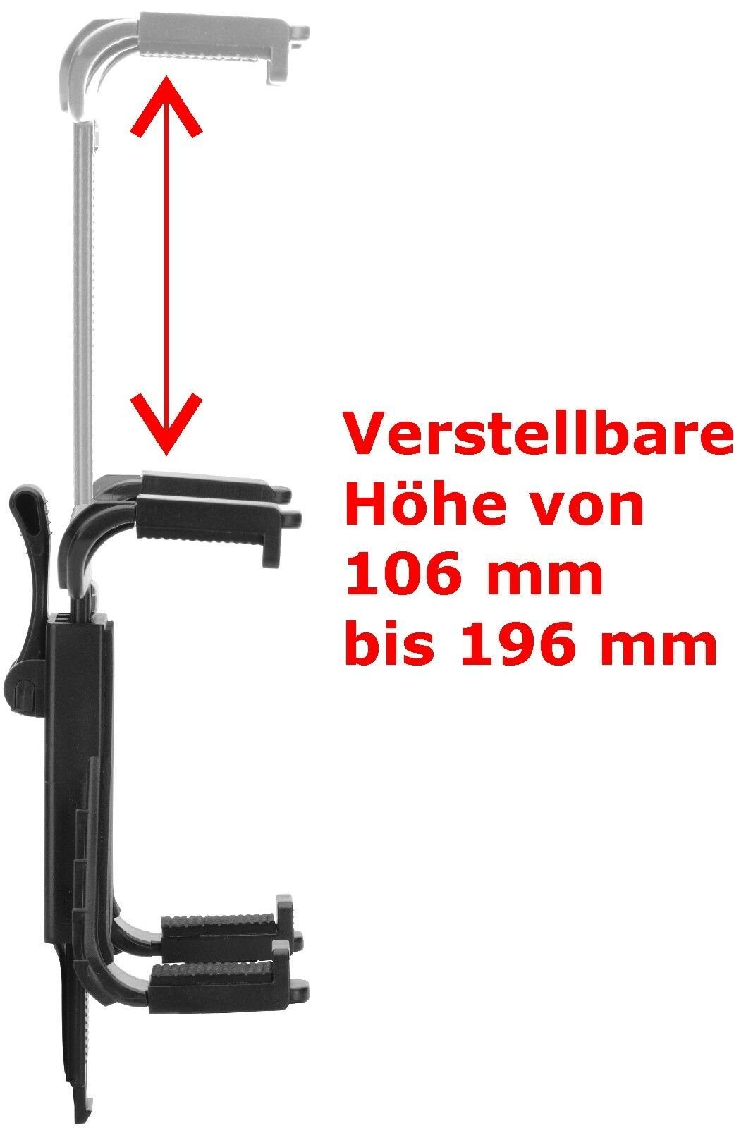 HR GRIP Tablet-Halterung Tablet Pad iPad universal Auto Halter 25 cm für die Kopfstütze, (Einstellbar)