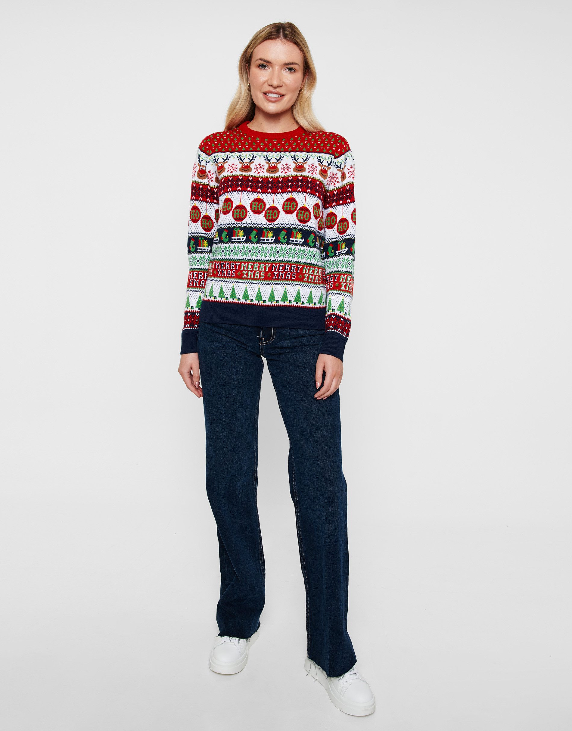 Threadbare Rundhalspullover (1-tlg) im weihnachtlichen Design günstig online kaufen