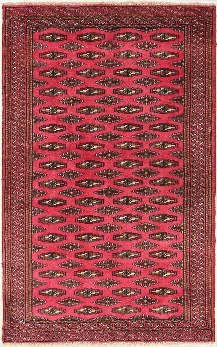 Orientteppich Turkaman 92x148 Handgeknüpfter Orientteppich / Perserteppich, Nain Trading, rechteckig, Höhe: 6 mm