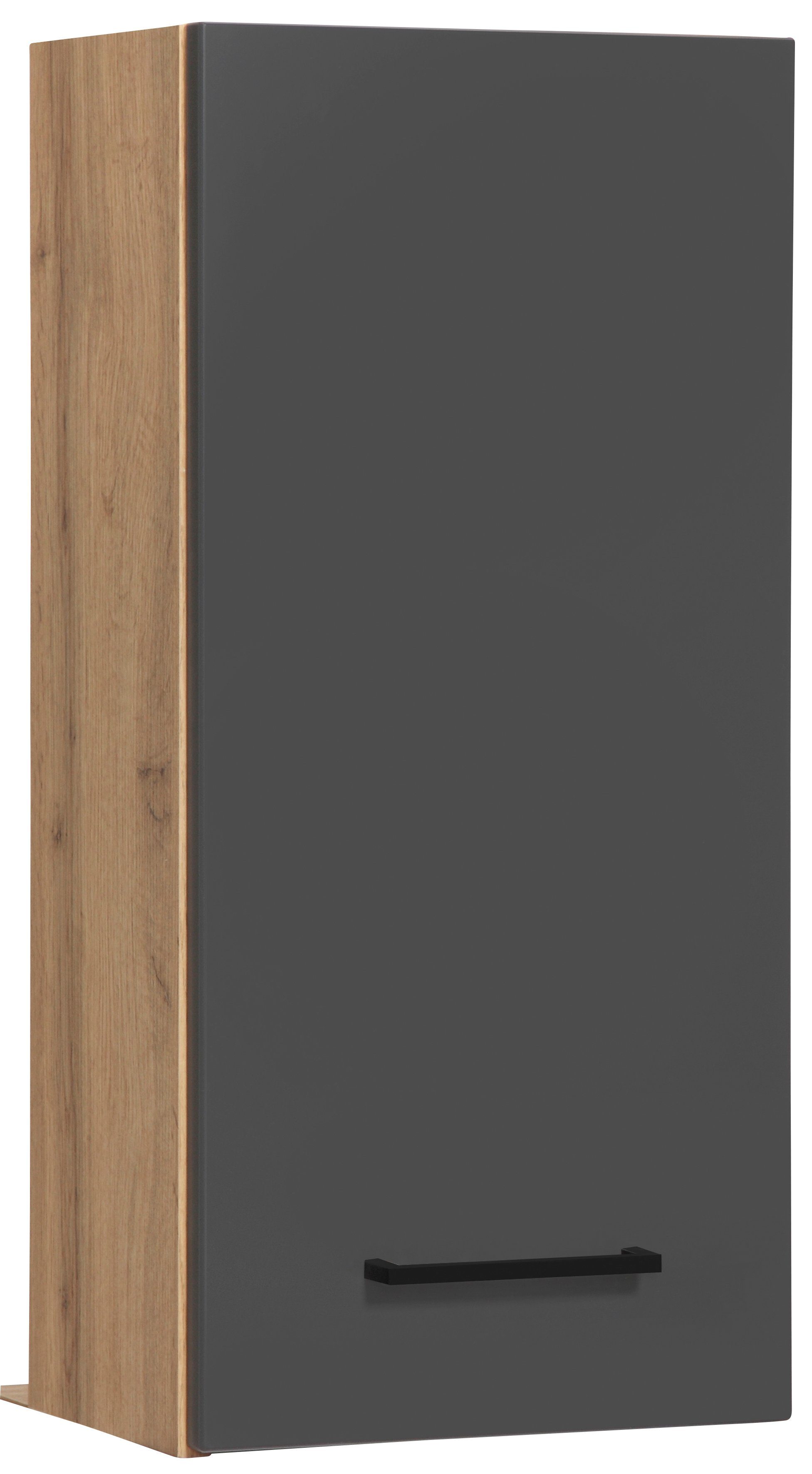 welltime Hängeschrank Trento, verschiedene Ausführungen und Farben Badmöbel, Breite 30 cm, 1 Tür, 2 Einlegeböden, Made in Germany