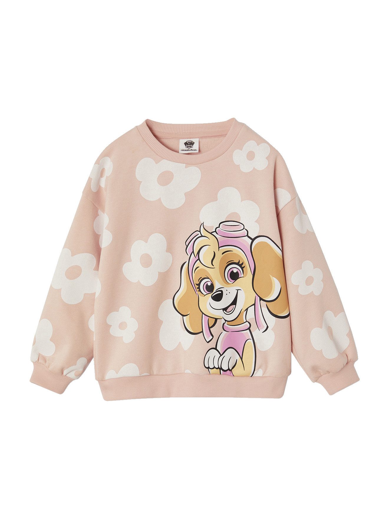 vertbaudet Sweatjacke mit Blumen und Stella