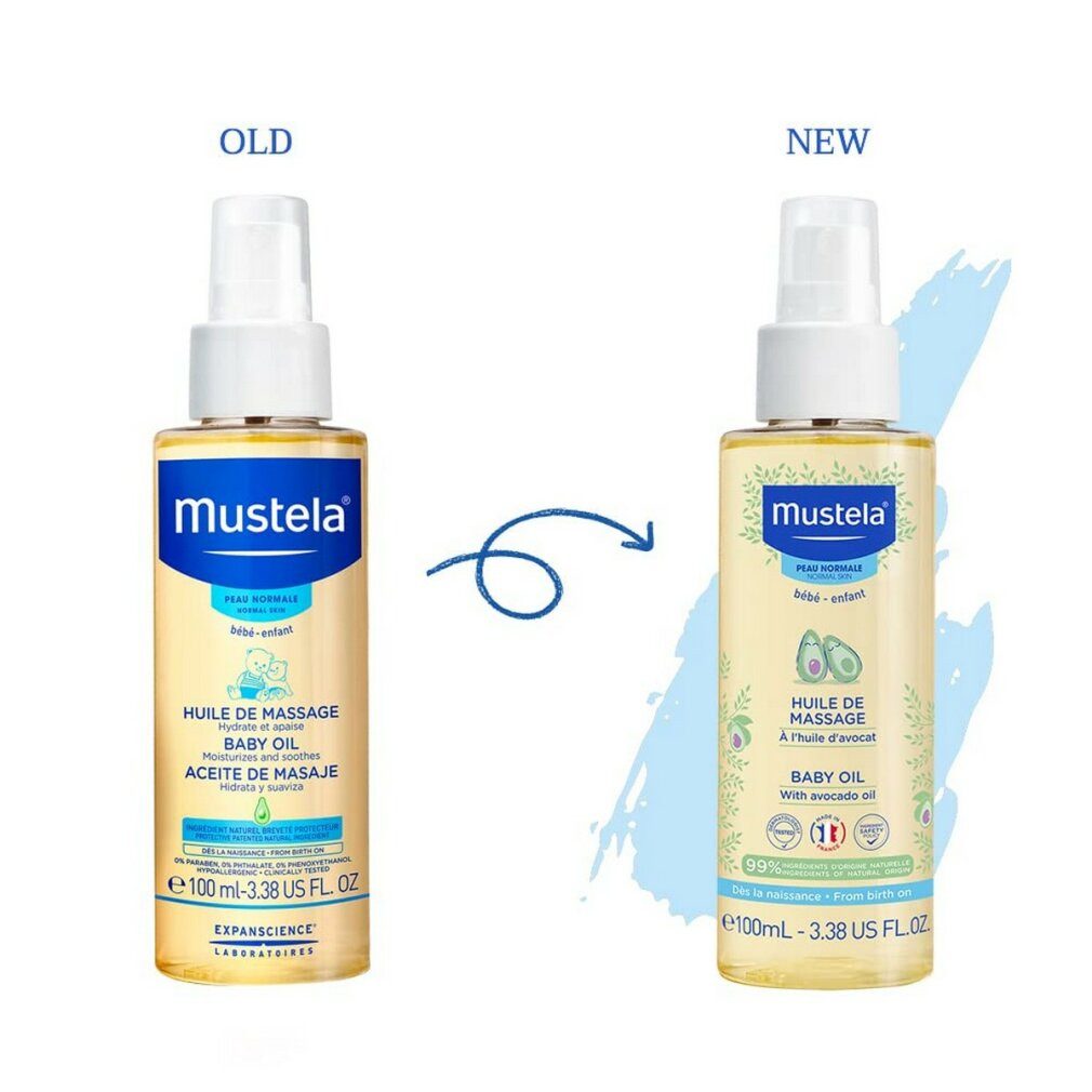 Mustela Gesichtswasser Bébé-Enfant Normal Haut Baby Oil 100ml