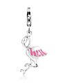 Nenalina Charm-Einhänger »Anhänger Flamingo Sommer Emaille 925 Silber«, Bild 1