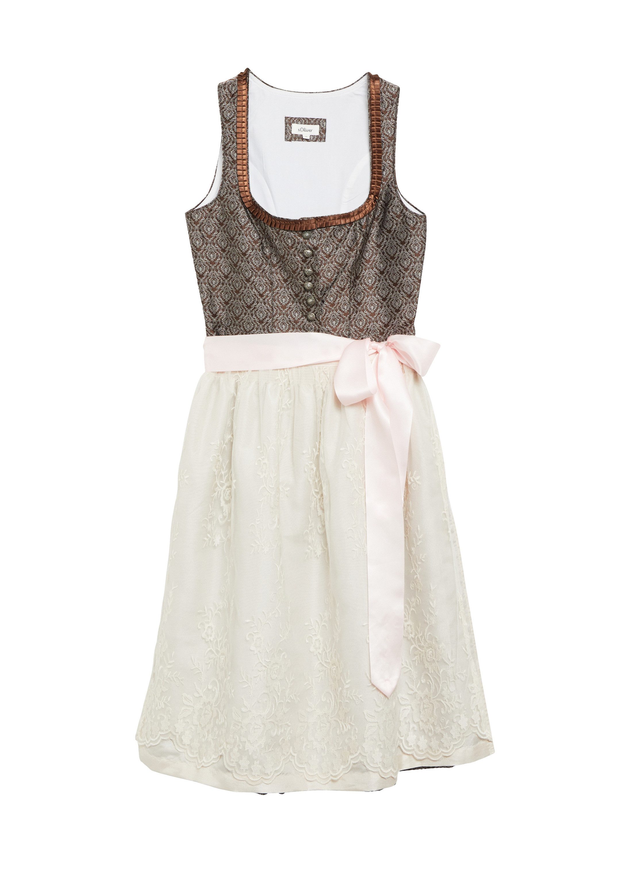 s.Oliver Midikleid Kleid Dirndlkleid mit Schürze