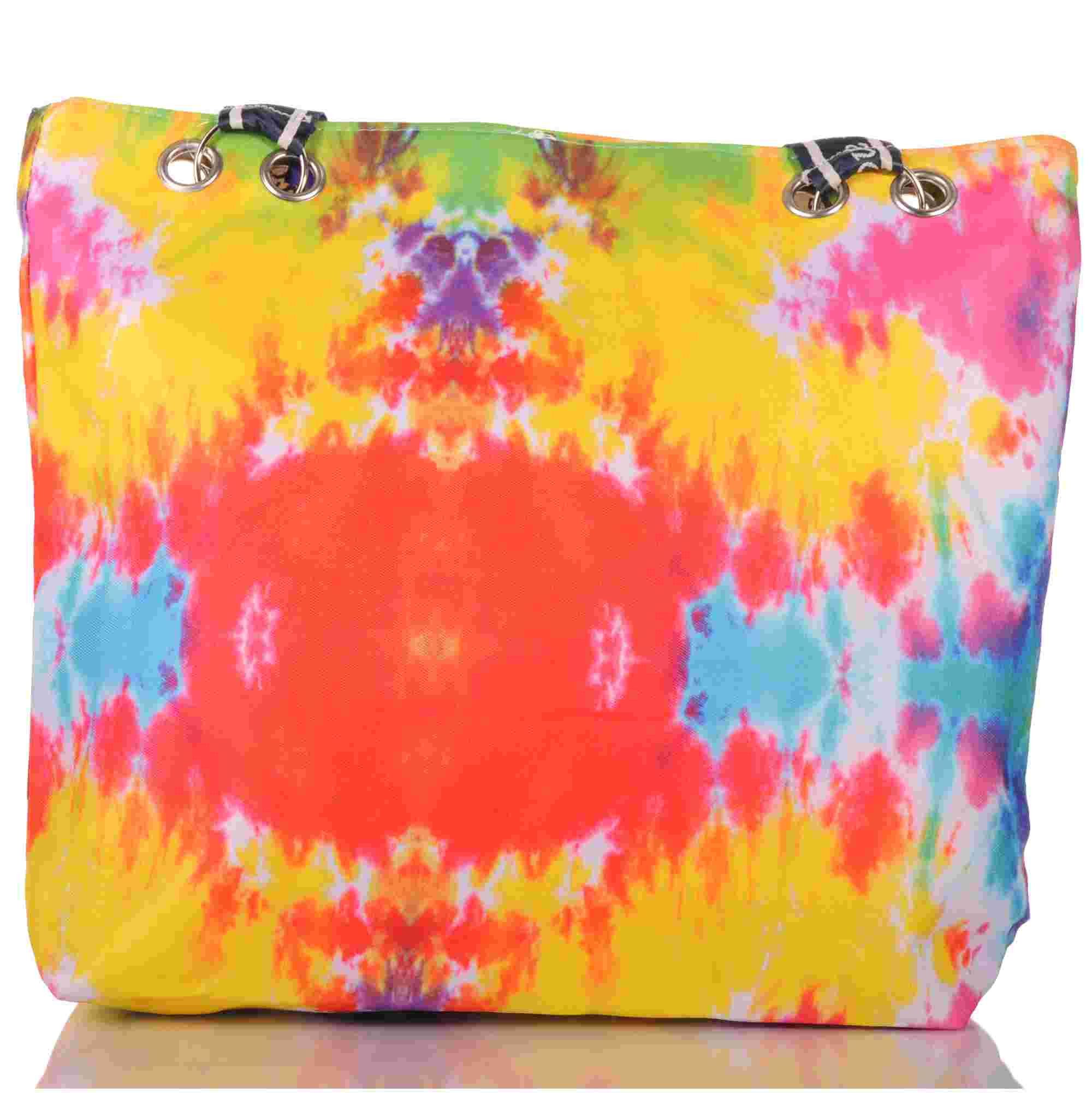 KMISSO Umhängetasche Strandtasche Tie Dye mit Reißverschluss 30752 (1-tlg), im eleganten Look