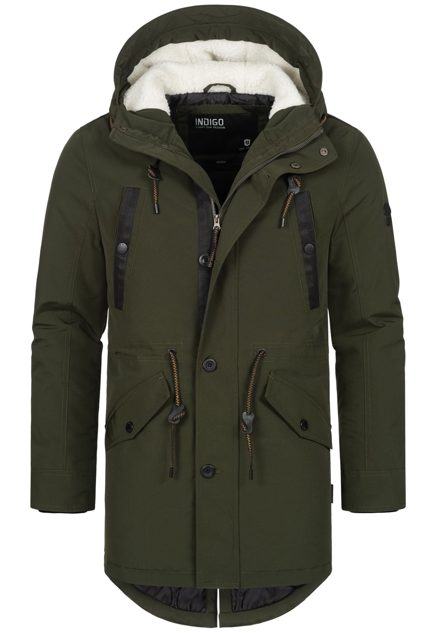 Indicode Parka Herren INBenicio Herrenparka Herrenjacke günstig online kaufen