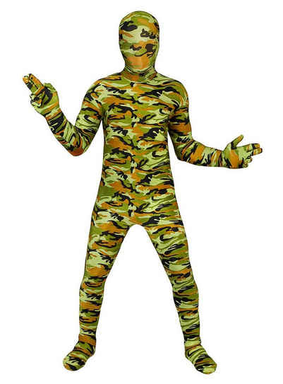 Morphsuits Kostüm Kinder Camouflage, Original Morphsuits für Kids - die komplette Verkleidung für jedes A