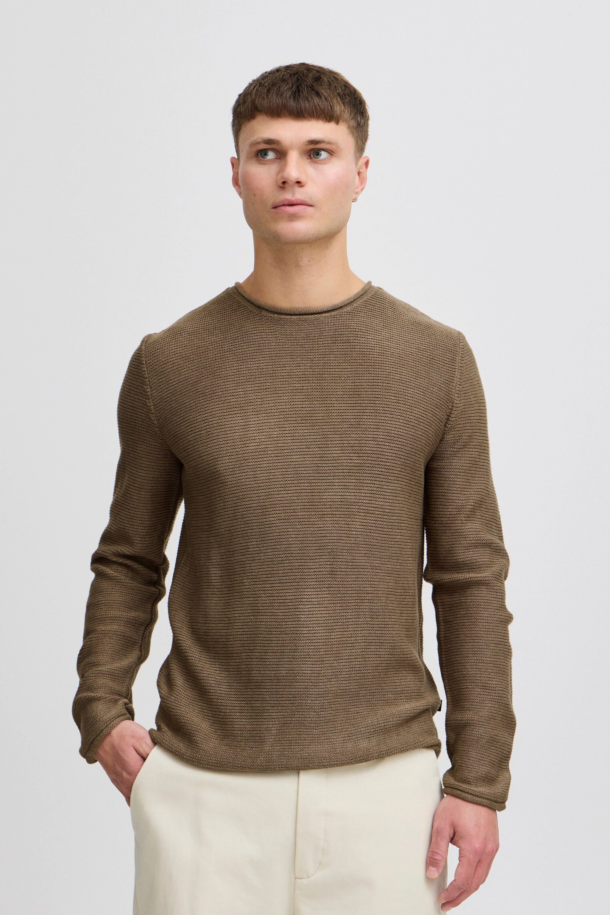 !Solid Rundhalspullover (1-tlg) günstig online kaufen