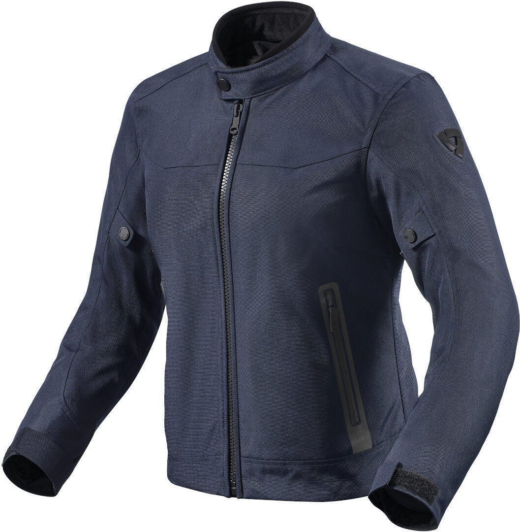 Textiljacke Damen H2O Revit Dark Shade Motorradjacke Blue Motorrad