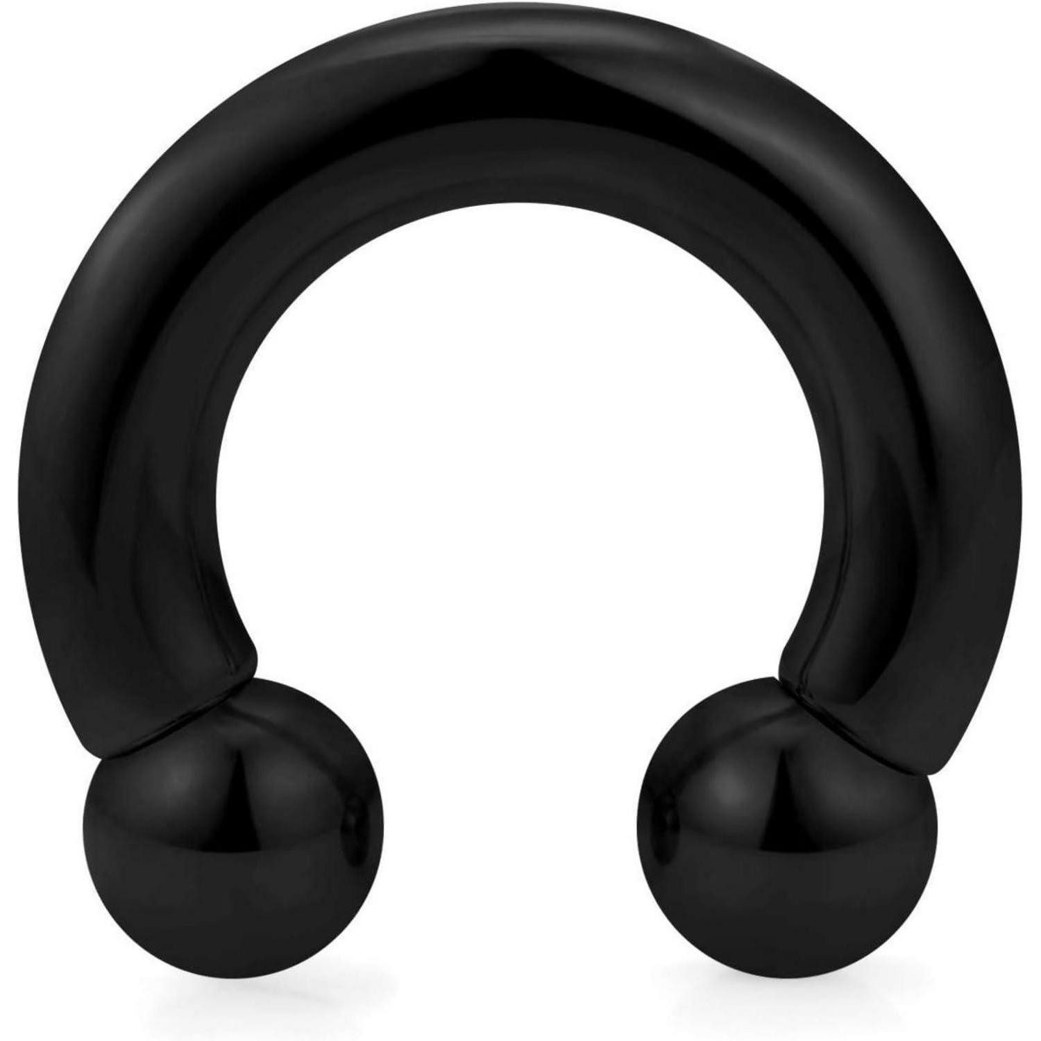 Briana Williams Intimpiercing Hufeisen Horseshoe Piercing Barbell Ring CBR Chirurgenstahl 10mm