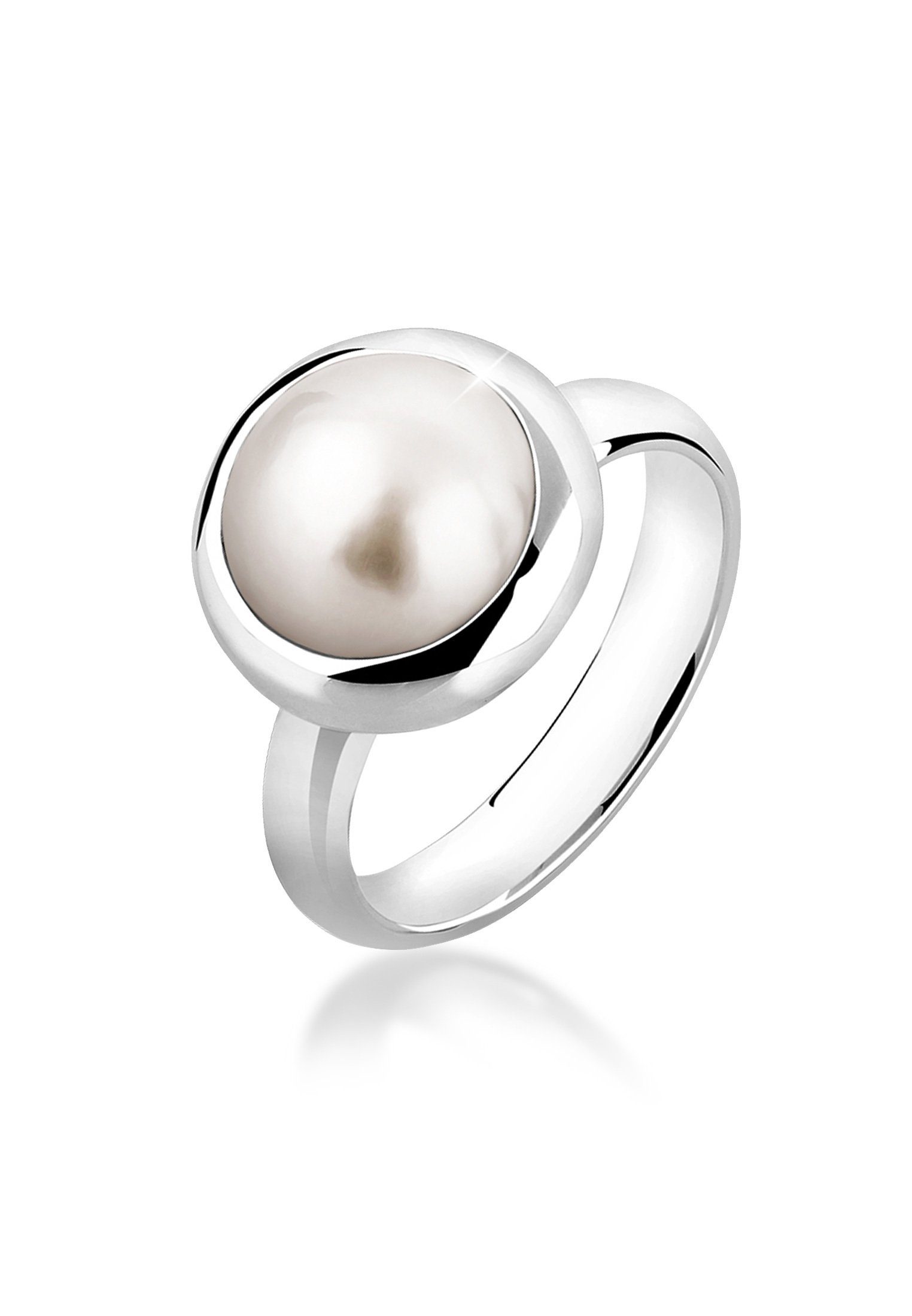 Nenalina Perlenring »Damenring Mabe Perle Klassisch Edel 925 Silber« online  kaufen | OTTO