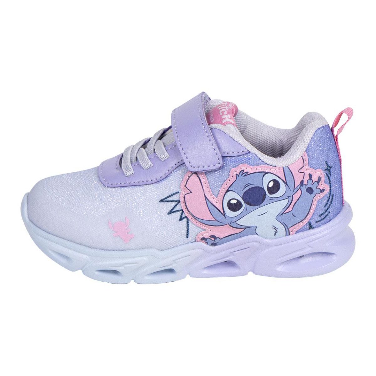 Disney Stitch Kinder Sportschuhe mit Lichteffekt leichte Freizeitschuhe Sneaker (Packung)