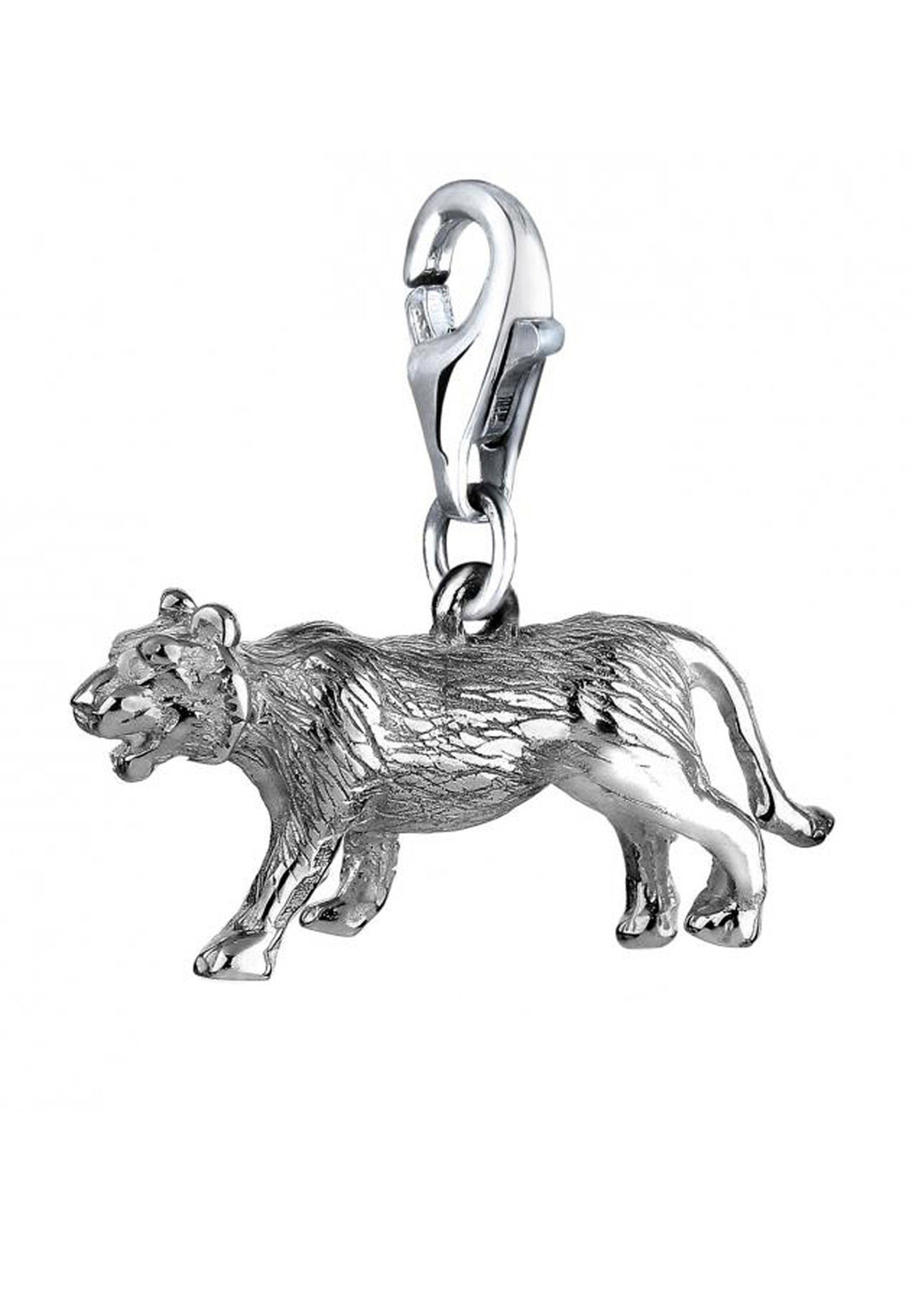 Damen Schmuck Nenalina Charm-Einhänger Anhänger Tiger Tier Safari 925 Silber