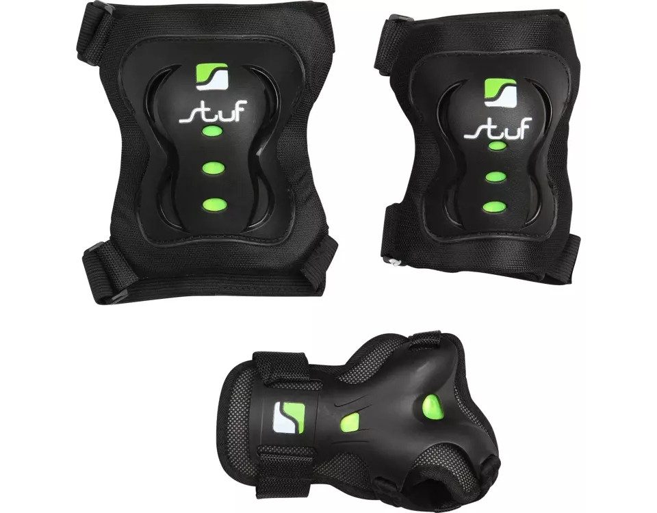 Stuf Knieprotektor ADVANCED ADULT 2 Schützer Set,schwa