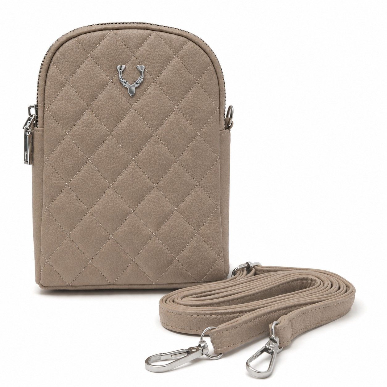 Der Trachtler Trachtentasche Damen Dirndltasche mit Hirsch-Zierteil, - stilvolles Trachten-Accessoire