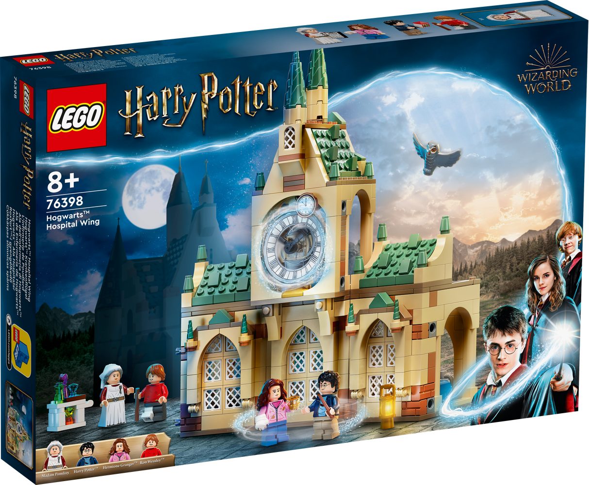 LEGO® LEGO® Harry Potter: 76398 - Hogwarts Krankenflügel - EOL 2023 Konstruktionsspielsteine, (Set)