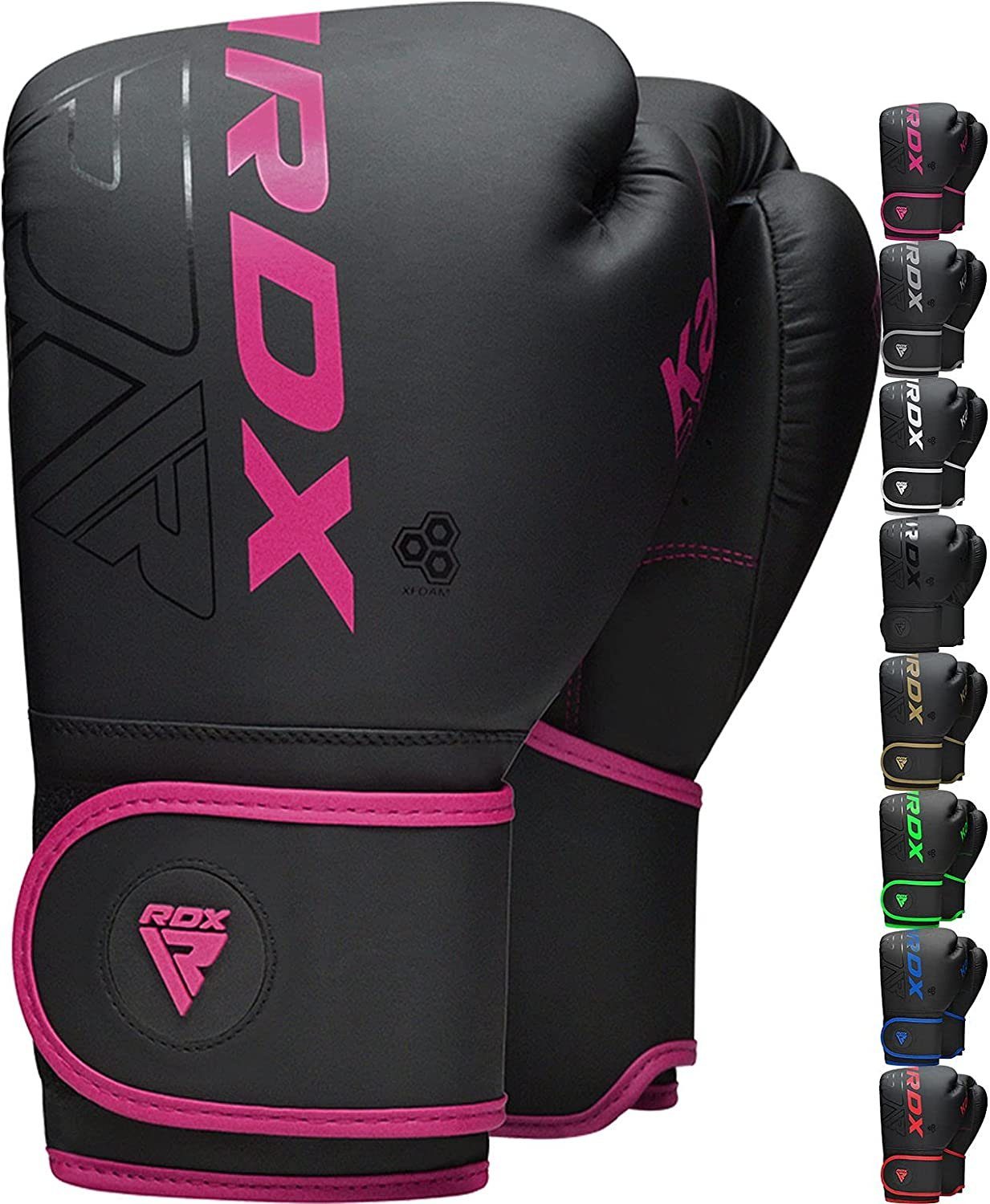 RDX Sports Kinderboxhandschuhe RDX Kinder-Boxhandschuhe für Muay Thai Sparring, Junior Boxhandschuhe PINK