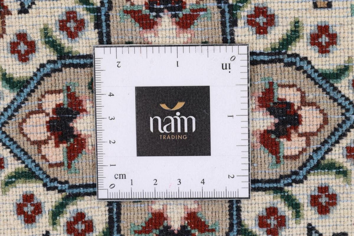 Nain Trading, Orientteppich Handgeknüpfter Moud / mm Perserteppich, rechteckig, 12 Orientteppich 234x346 Höhe: