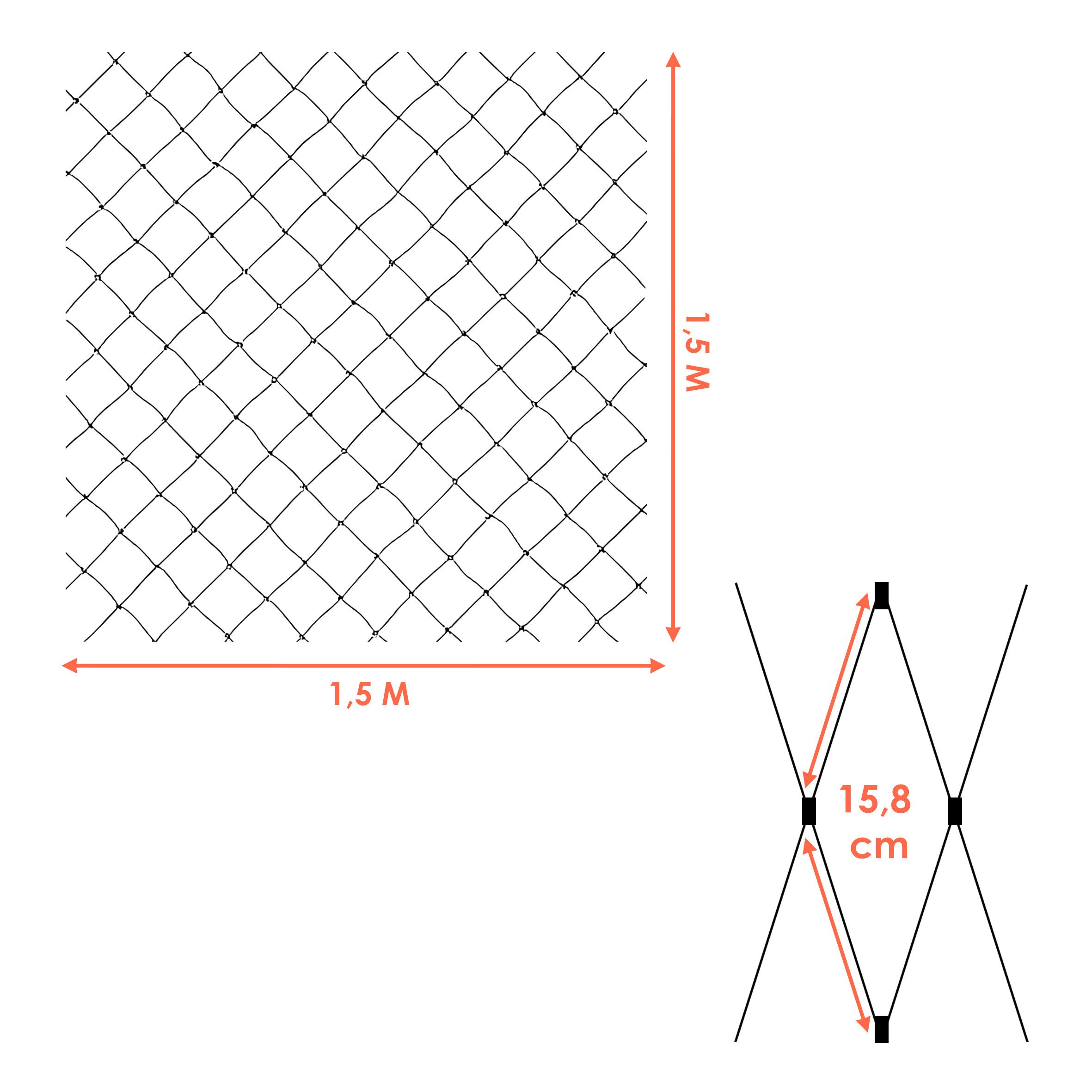 Spetebo LED-Lichternetz LED Lichternetz 1,5 m / 100 LED - Netzteil, 100-flammig, Garten Deko Lichervorgang