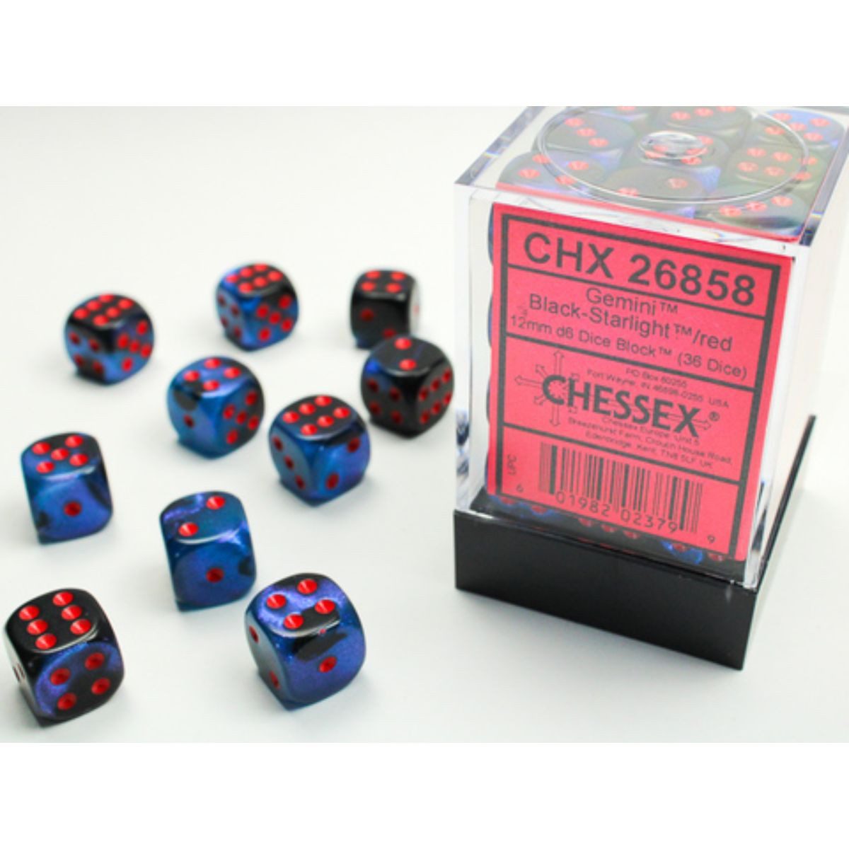 Chessex Spiel Chessex Gemini W6x36